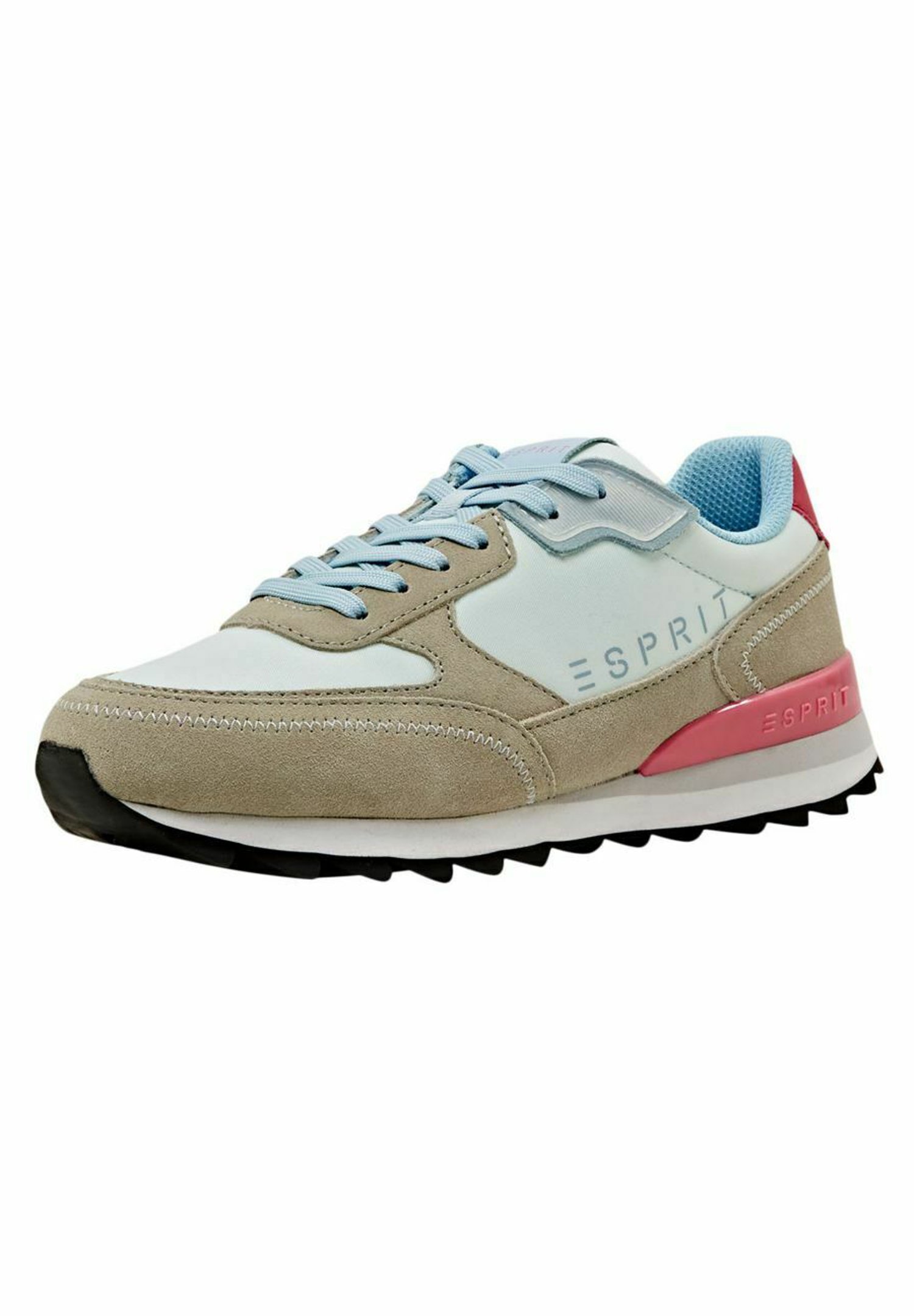 Esprit MIT ECHTEM - Trainers - light blue/mottled light blue
