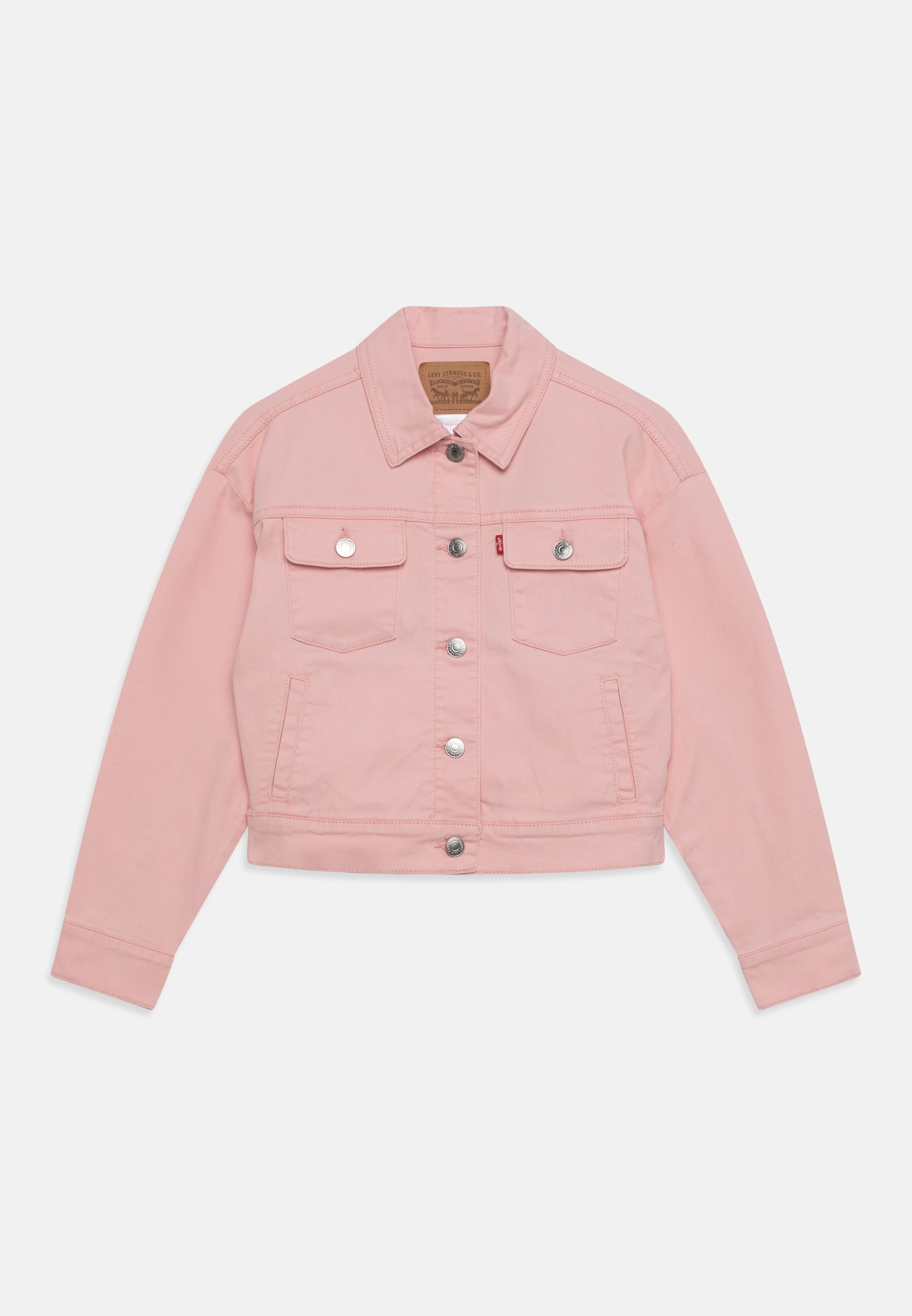 Levi's® BABY BAGGY TRUCKER - Denim jacket - quartz pink/light pink