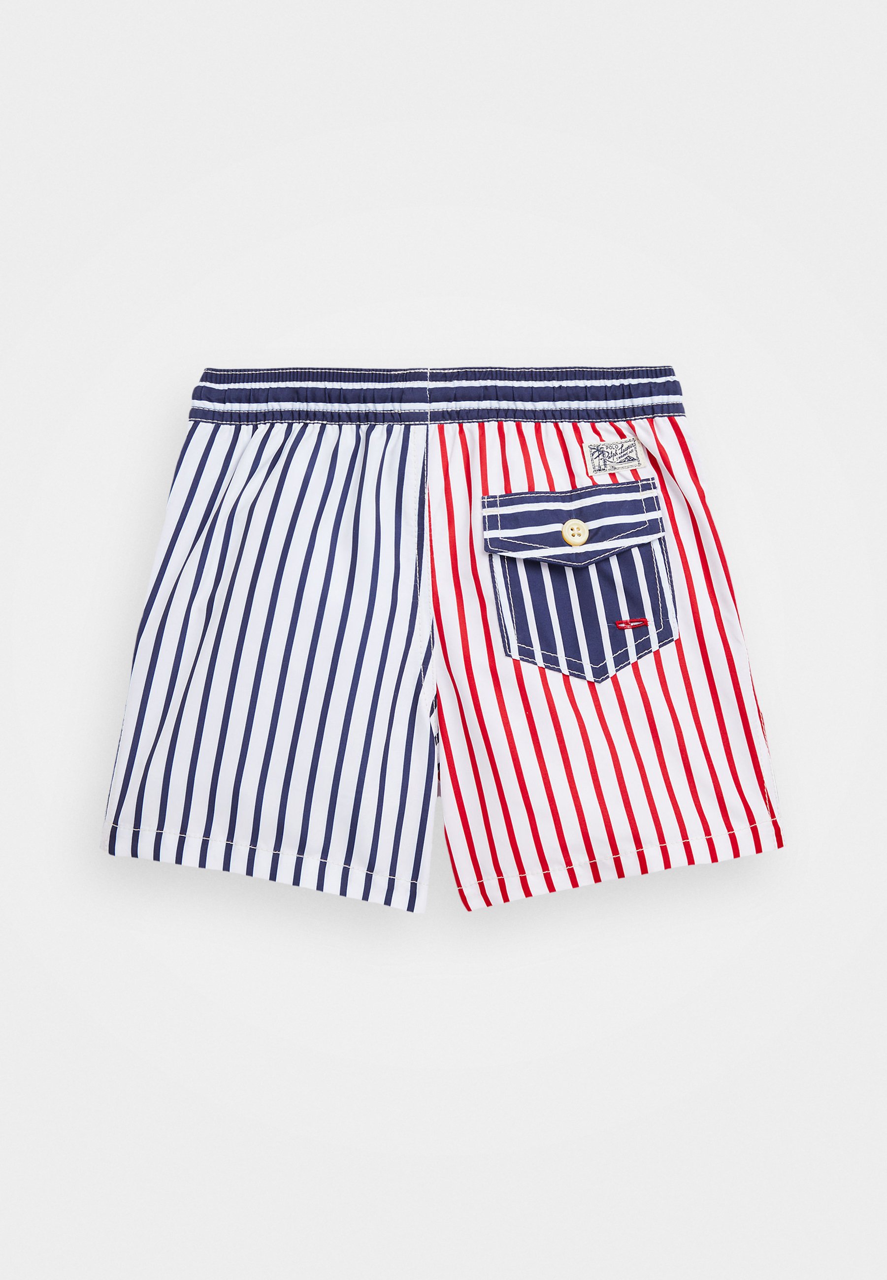 Polo Ralph Lauren TRAVELER SWIMWEAR TRUNK - Swimming shorts - blue/red/blue