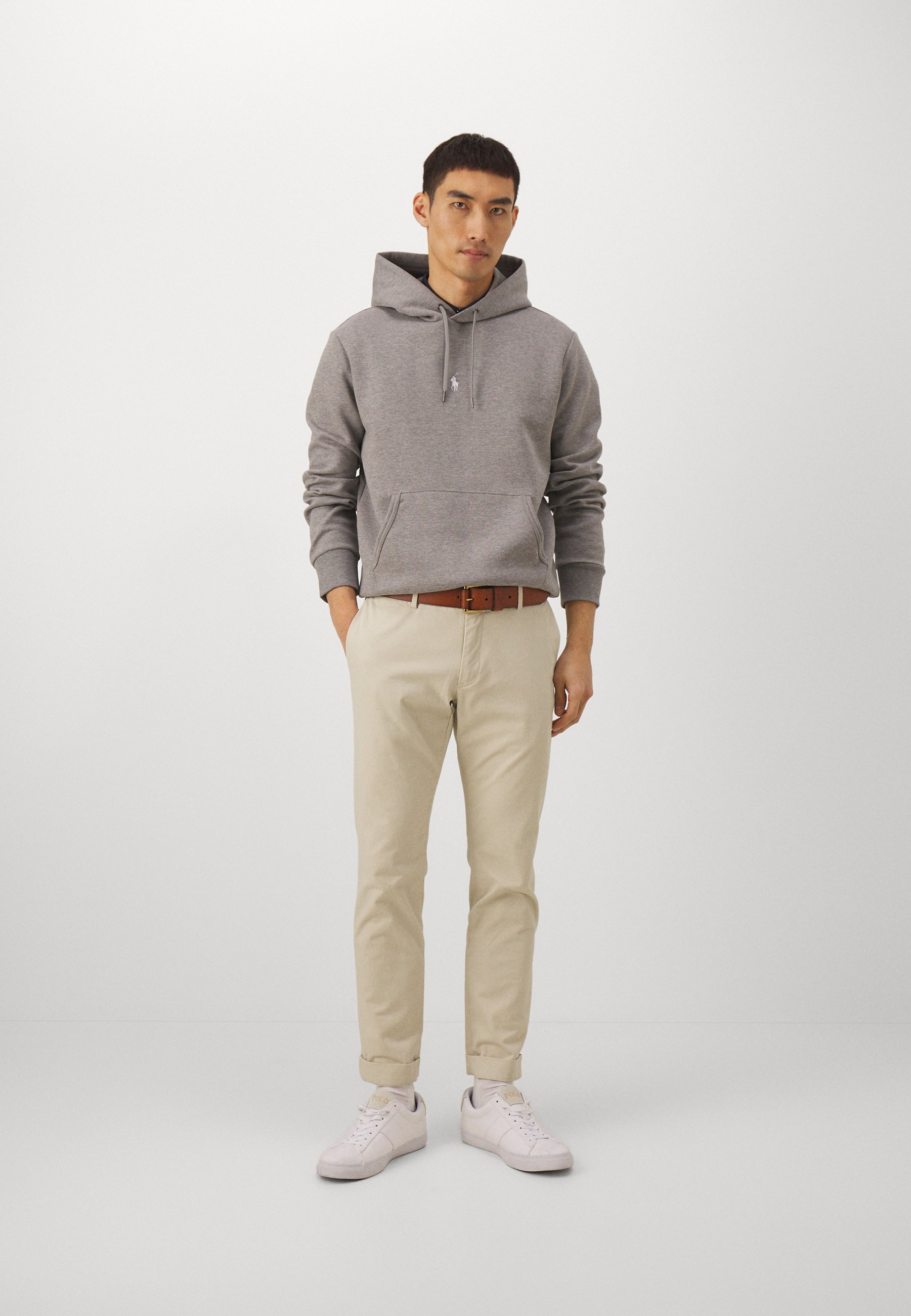 Polo Ralph Lauren LONG SLEEVE - Sweatshirt - steel heather/dark grey
