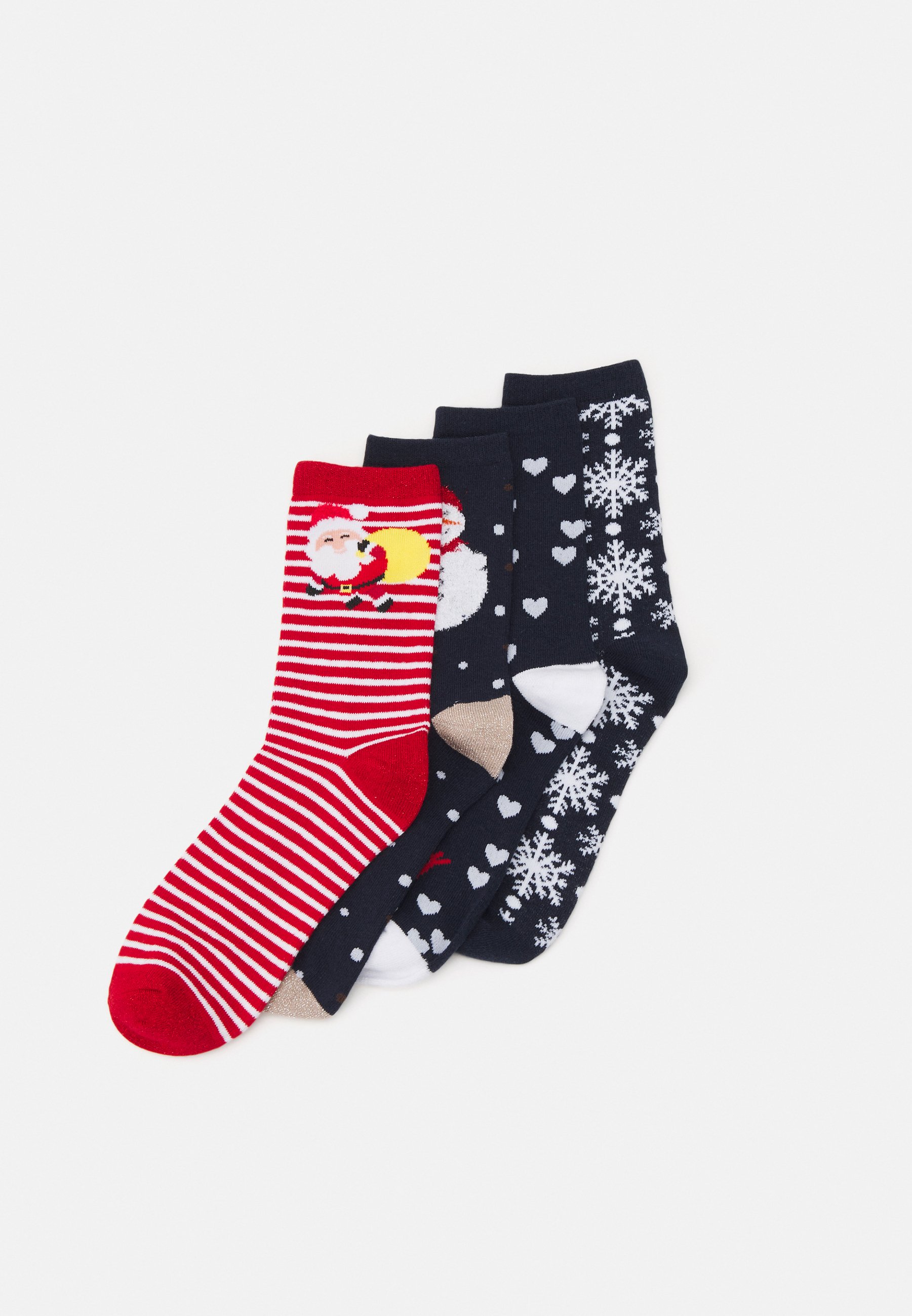 Vero Moda VMELF XMAS 4 PACK - Socks - navy blazer/dark blue