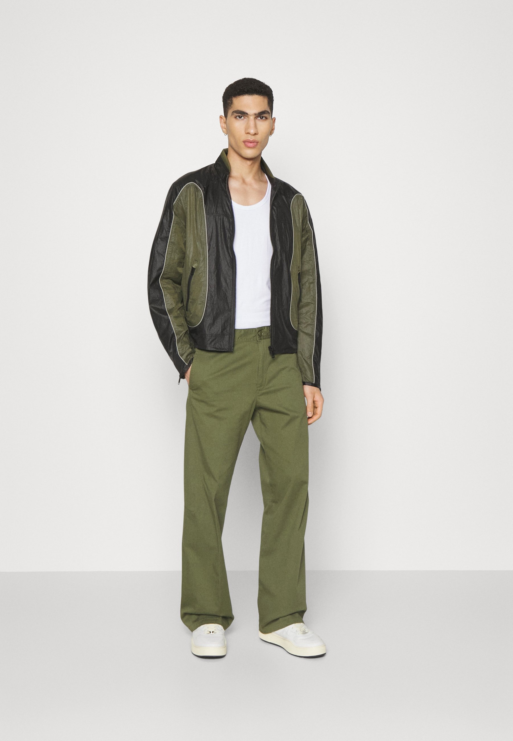 Diesel P-FRANCK - Trousers - green/black