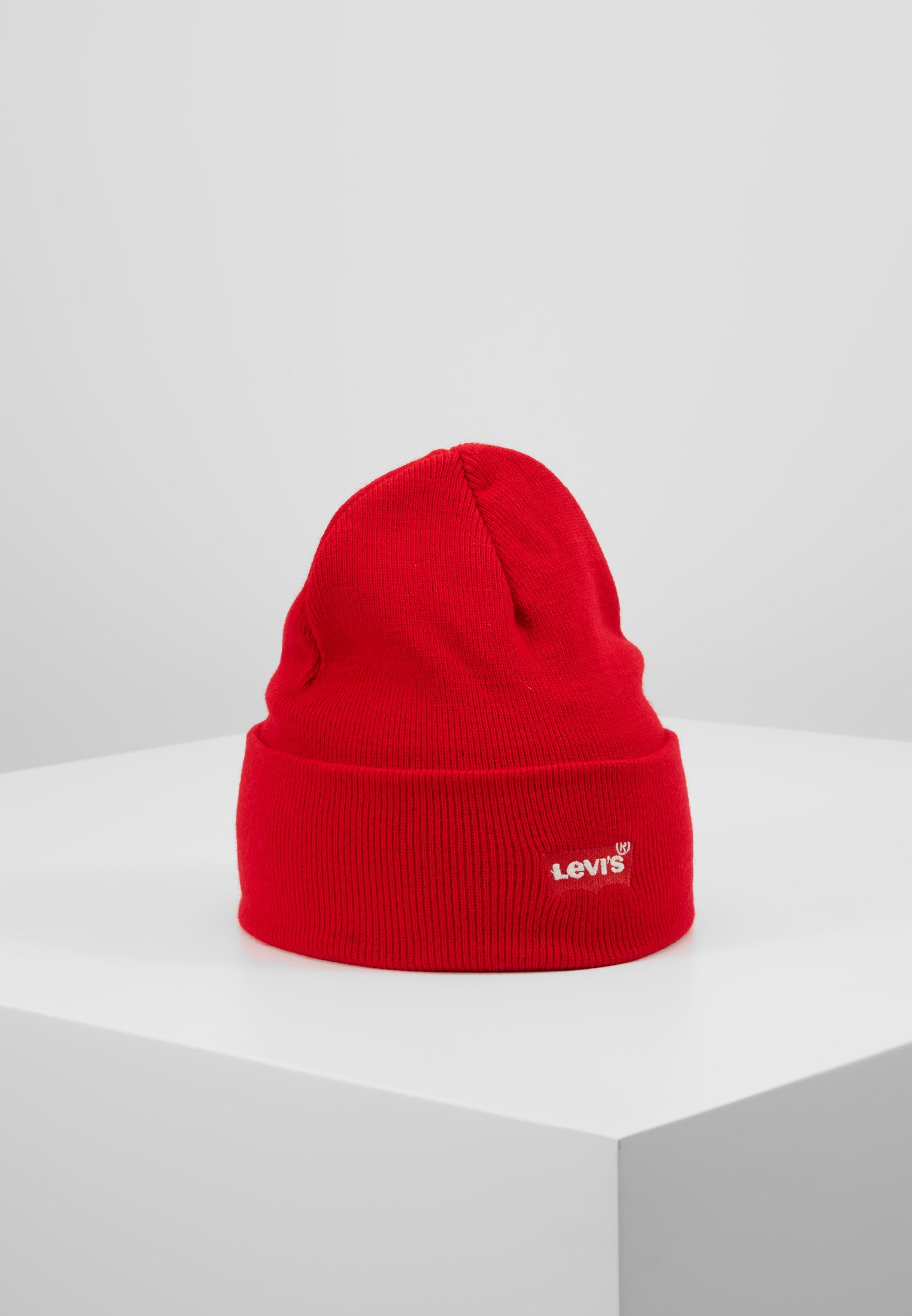 Levi's® BATWING EMBROIDERED SLOUCHY BEANIE - Beanie - brilliant red/red