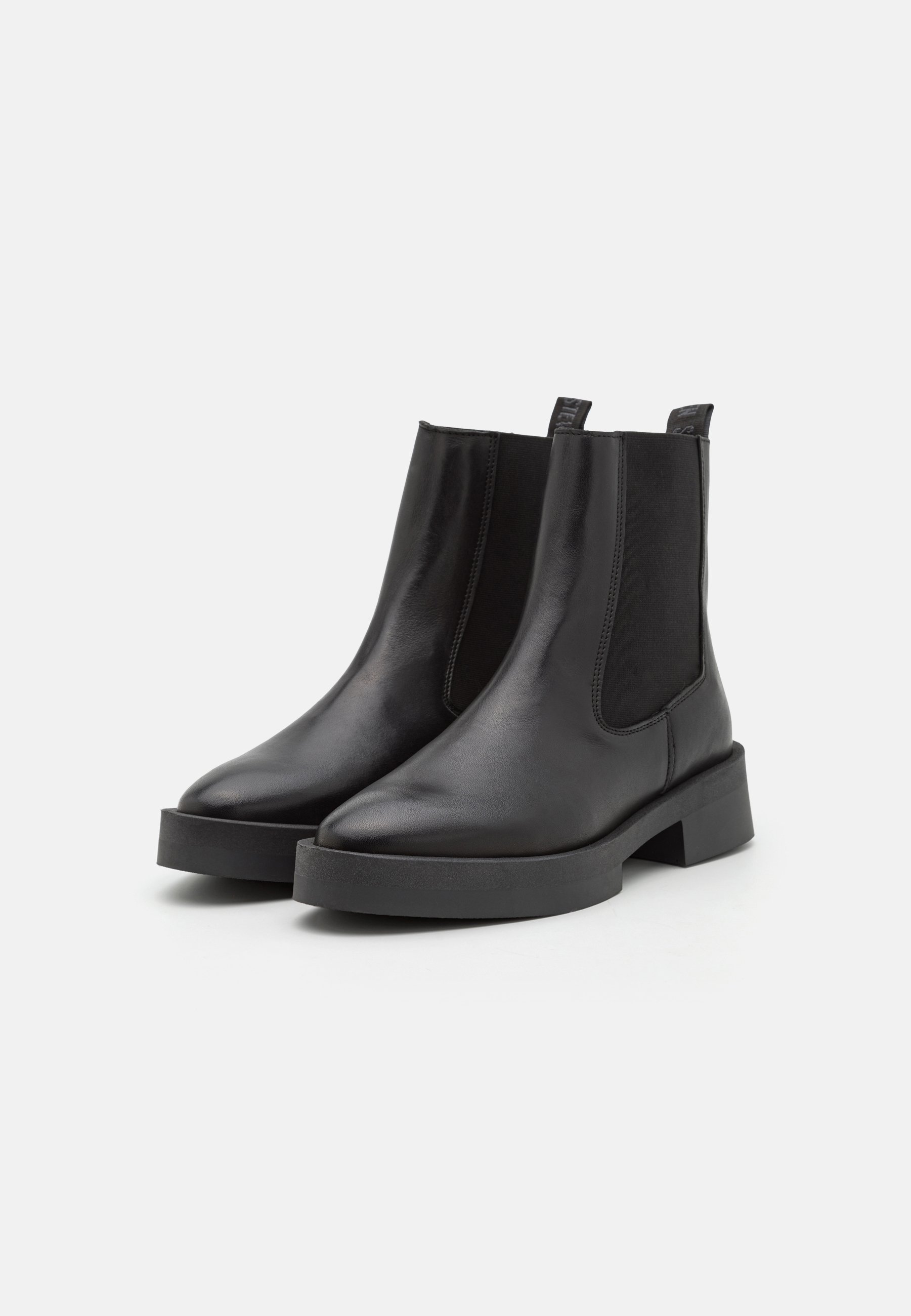 Steve Madden MONTE - Platform ankle boots - black
