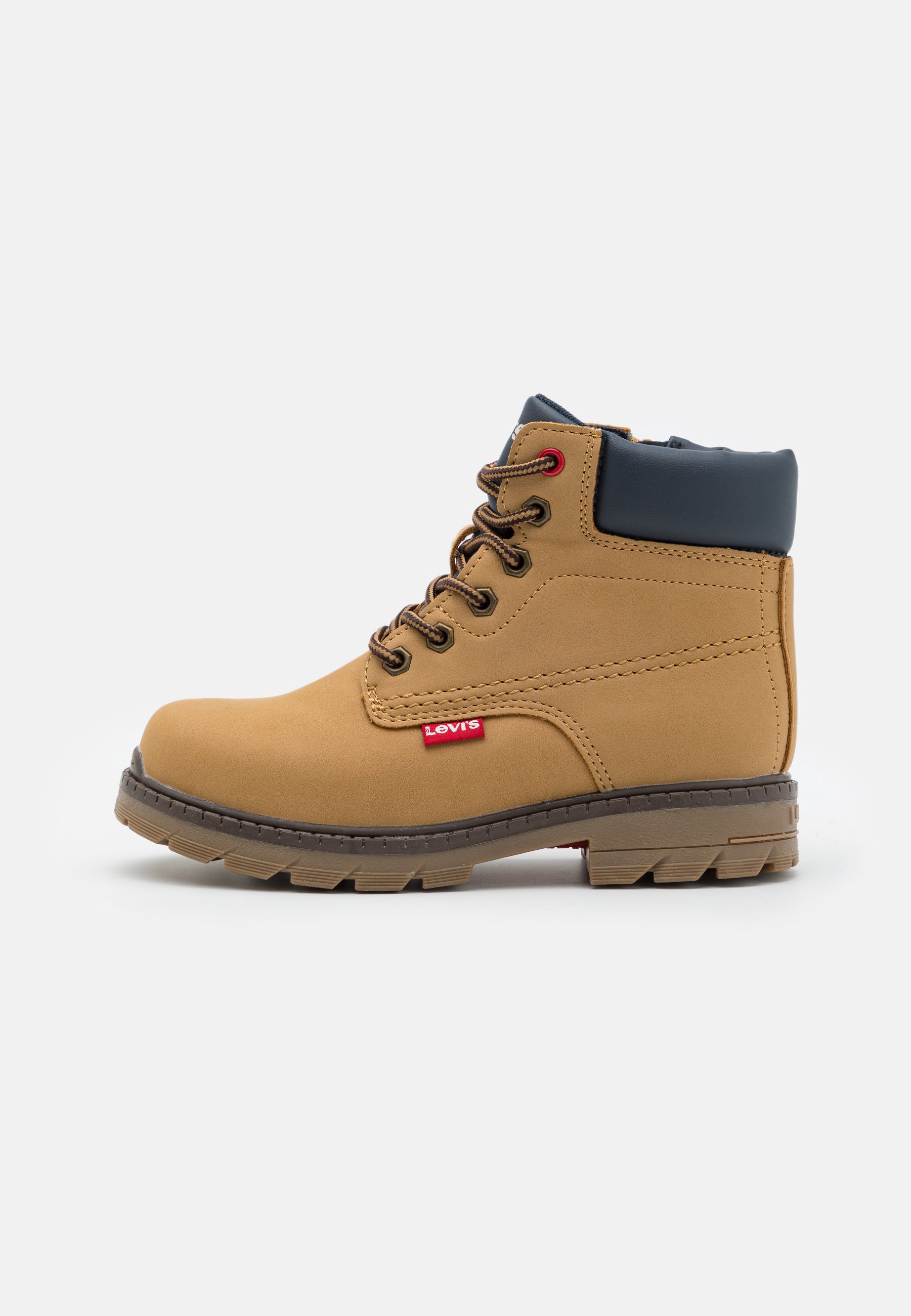 Levi's® NEW FORREST K UNISEX - Lace-up ankle boots - camel/navy/camel