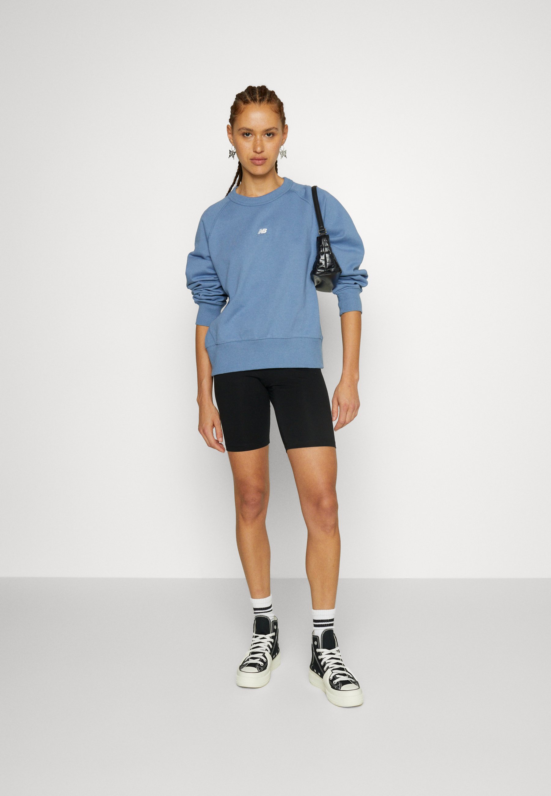 NB ATHLETICS REMASTERED FRENCH TERRY CREWNECK - Sweatshirt - mercury blue/blue