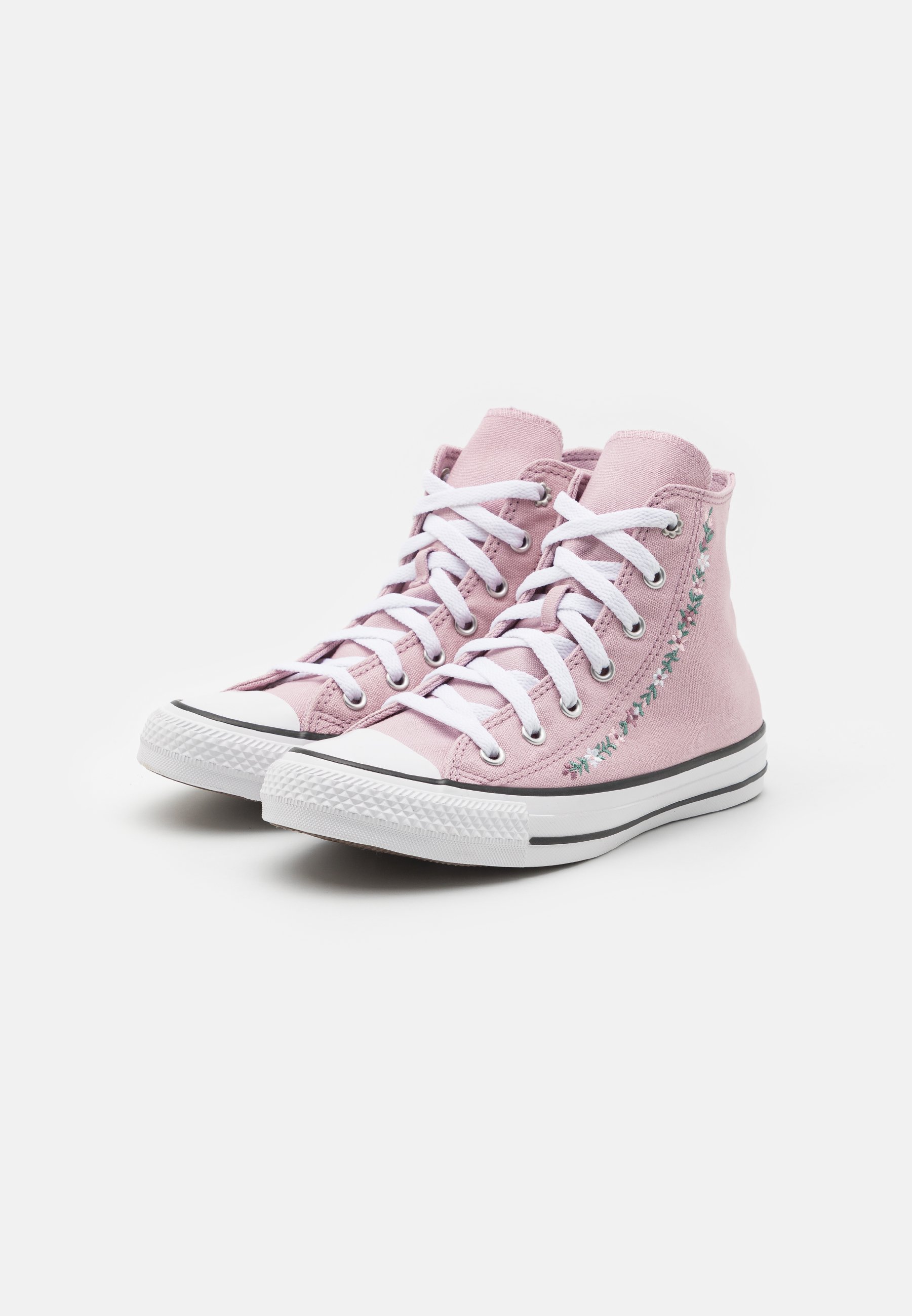 Converse CHUCK TAYLOR ALL STAR FELINE FLORALS UNISEX - High-top trainers - phantom violet/dreamy dahlia/pink
