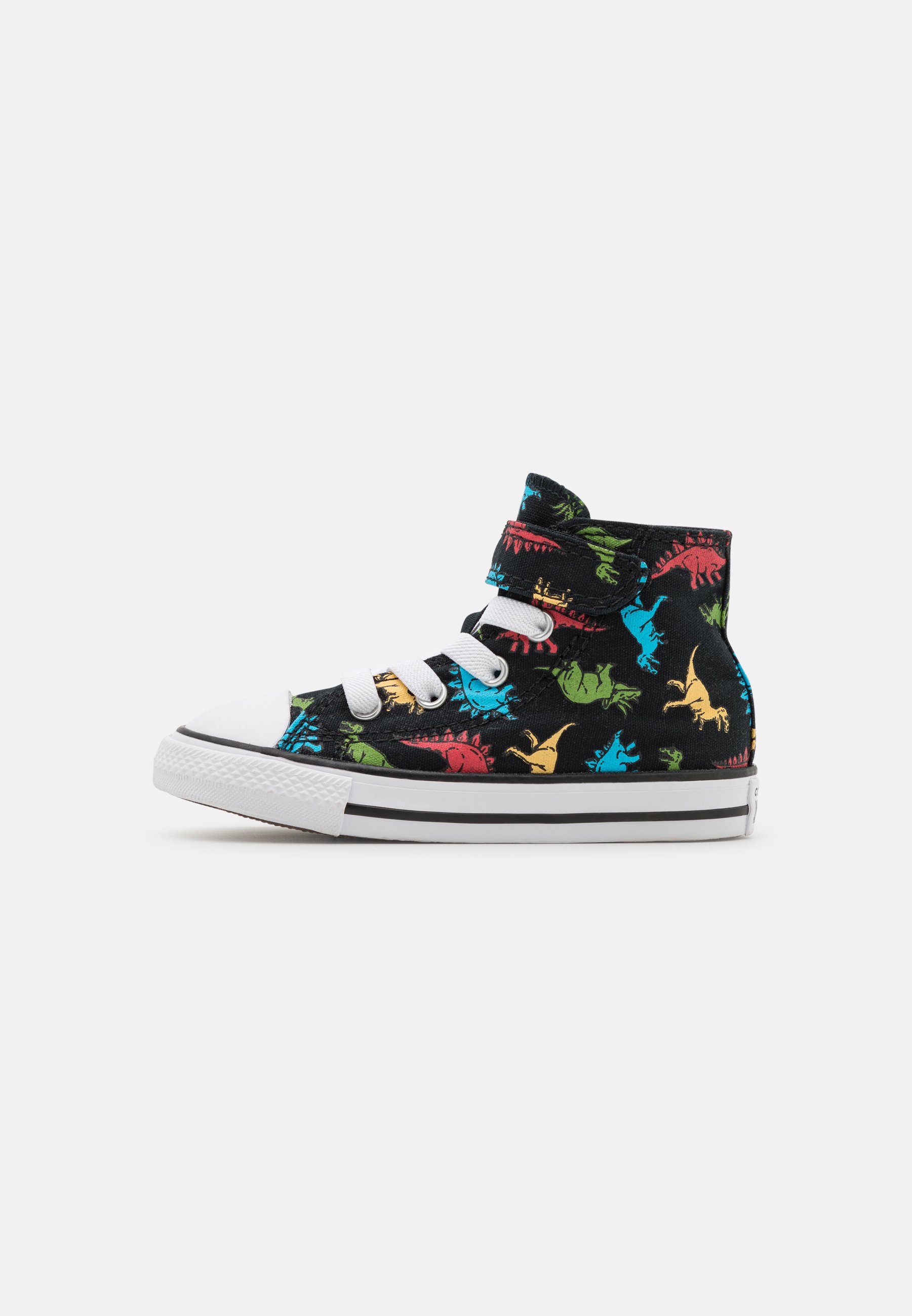 Converse CHUCK TAYLOR ALL STAR DINOSAURS UNISEX - High-top trainers - black/soft red/baltic blue/black