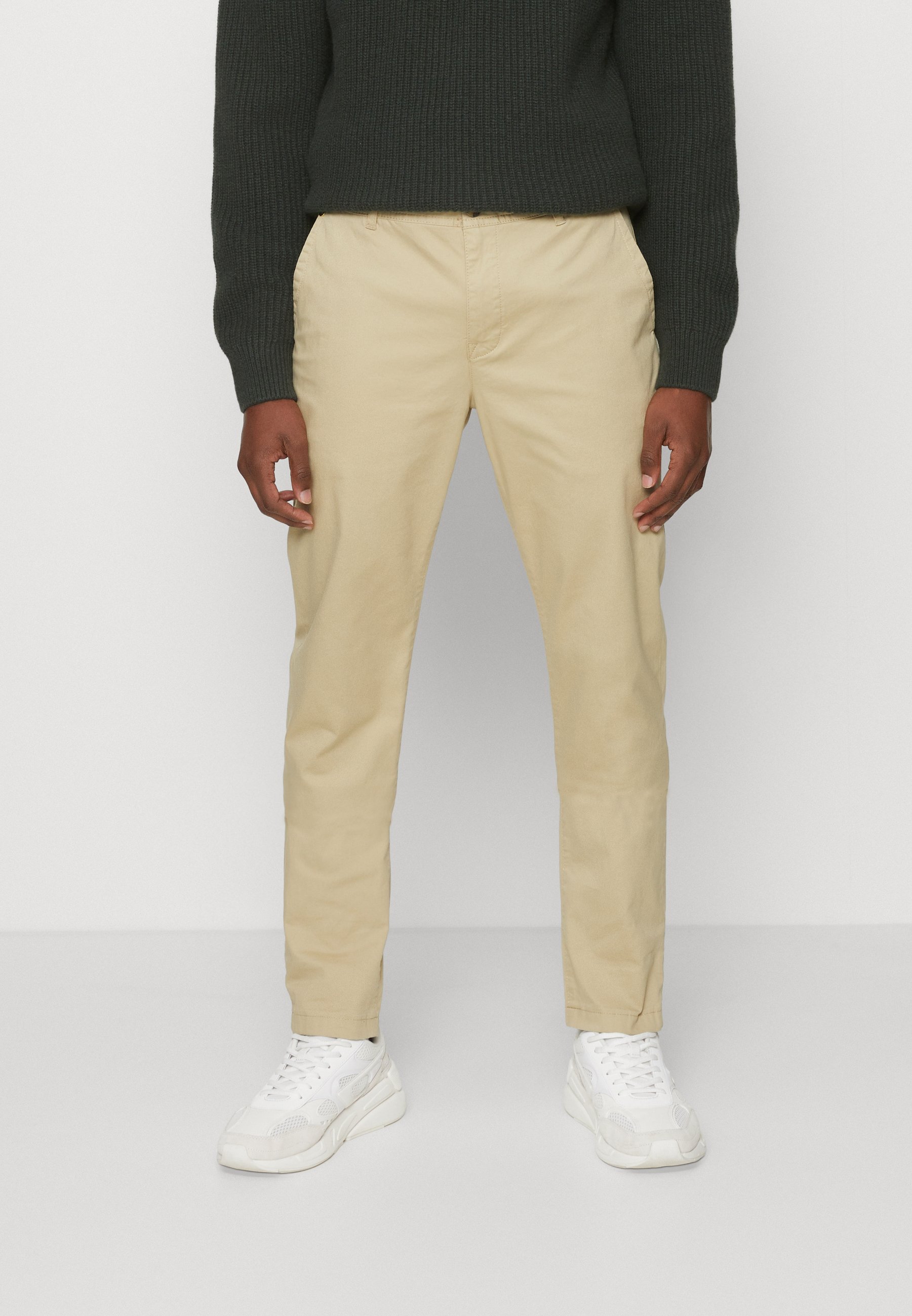 Scotch & Soda ESSENTIALS MOTT SUPER SLIM FIT - Chinos - sandstone/beige