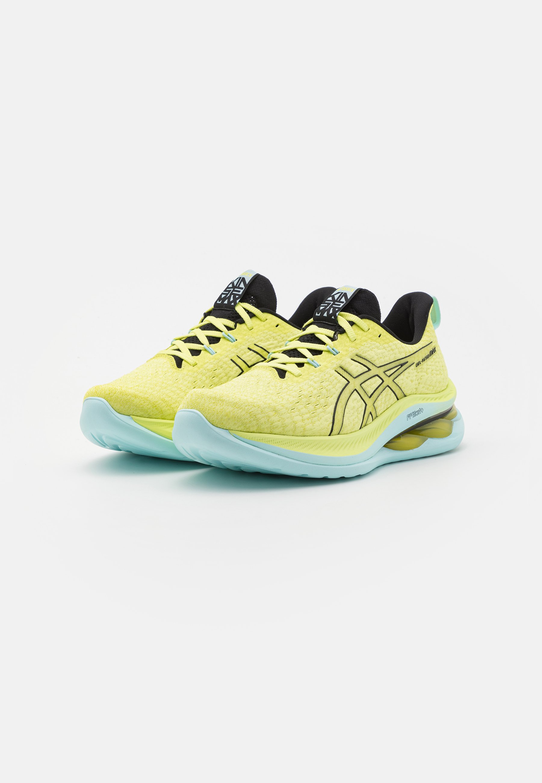 ASICS GEL KINSEI MAX - Neutral running shoes - glow yellow/black/yellow