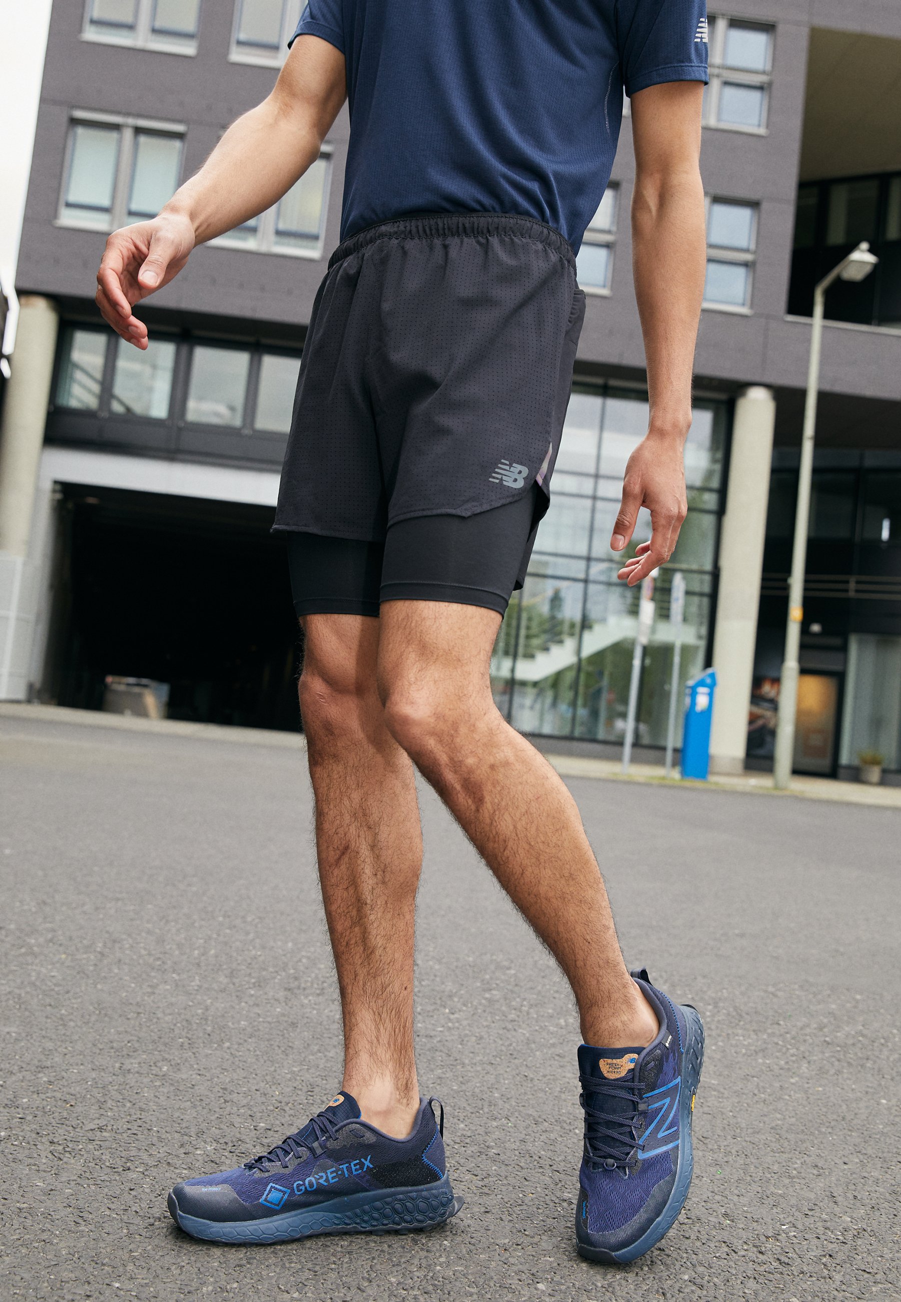 NB Q SPEED SHORT - Sports shorts - black
