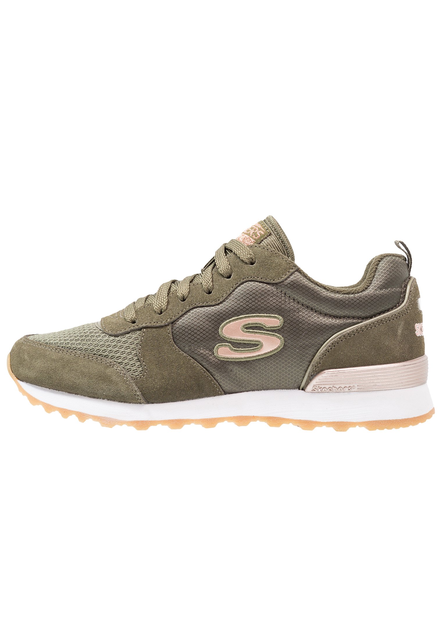Skechers Trainers - olive/rose gold/khaki