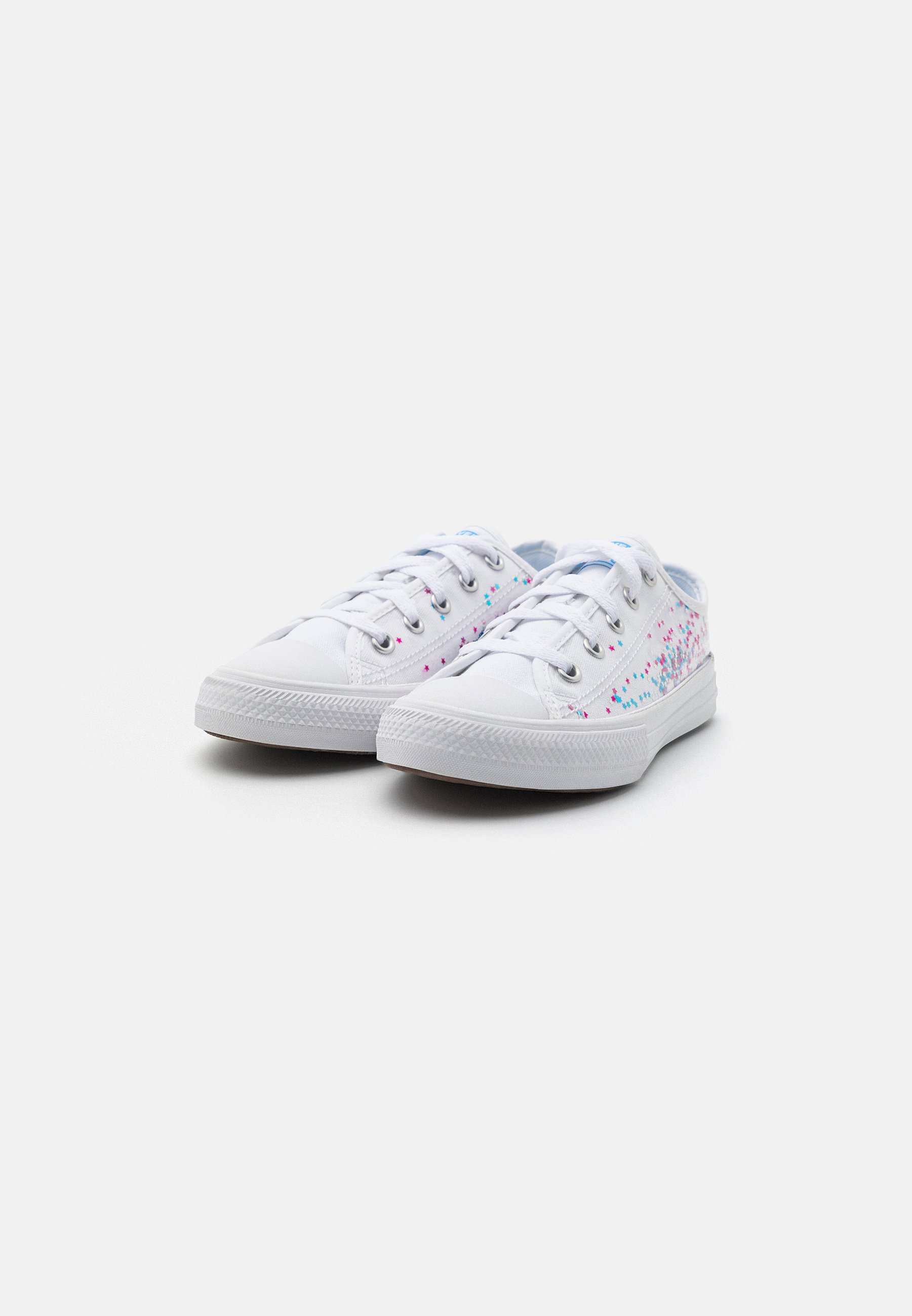 Converse CHUCK TAYLOR ALL STAR ENCAPSULATED GLITTER - Trainers - white/university blue/pink/white
