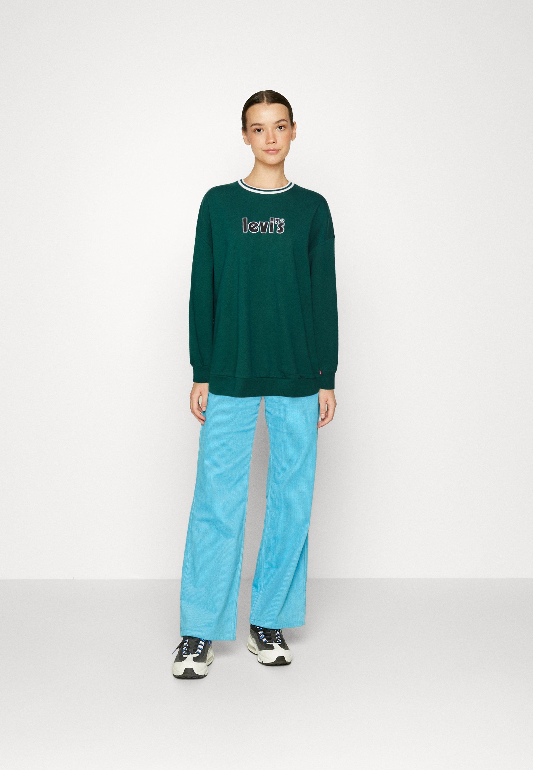 Levi's® GRAPHIC PRISM CREW - Sweatshirt - deep sea moss/green