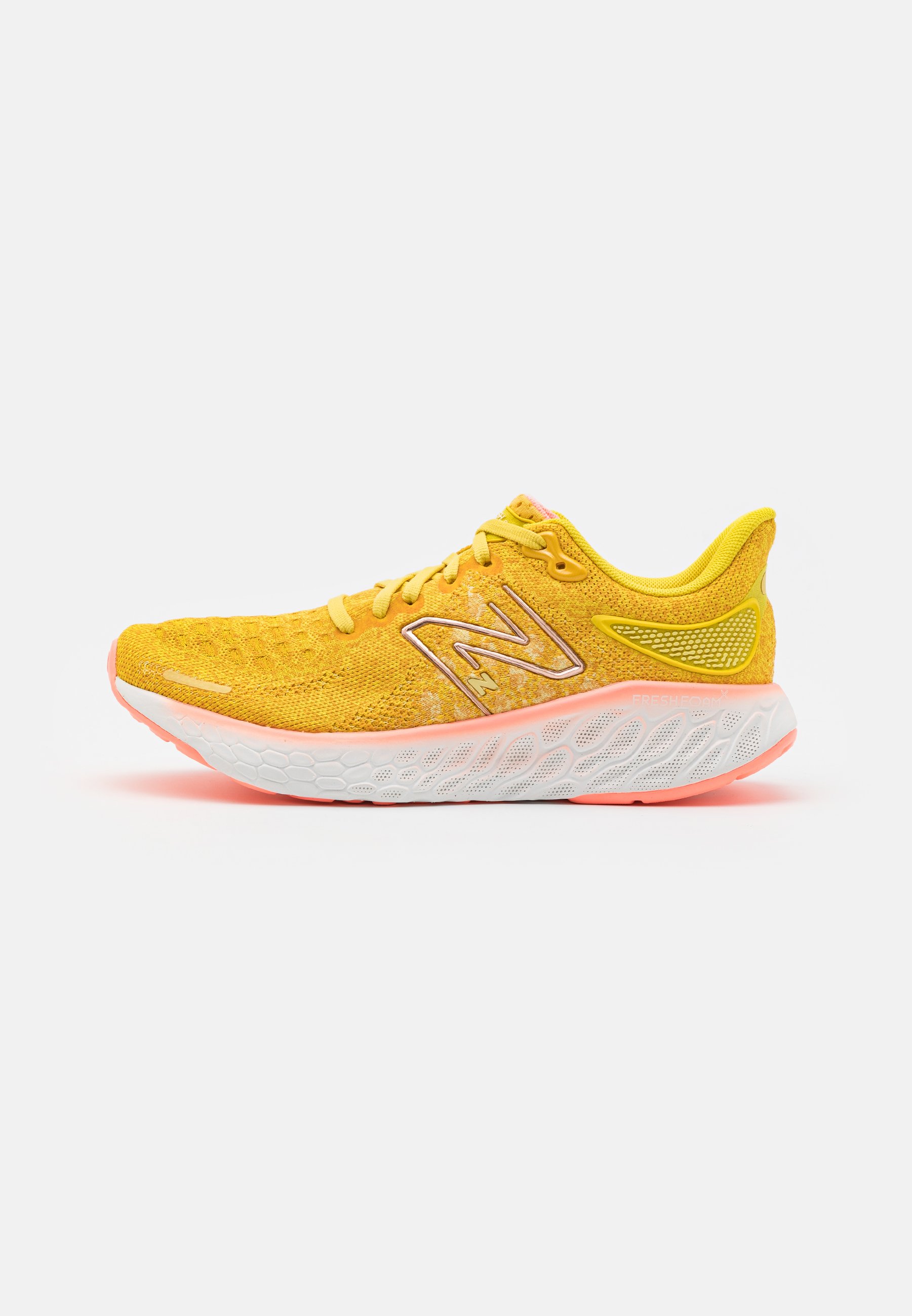 NB FRESH FOAM X 1080 - Neutral running shoes - honeycomb/mustard yellow