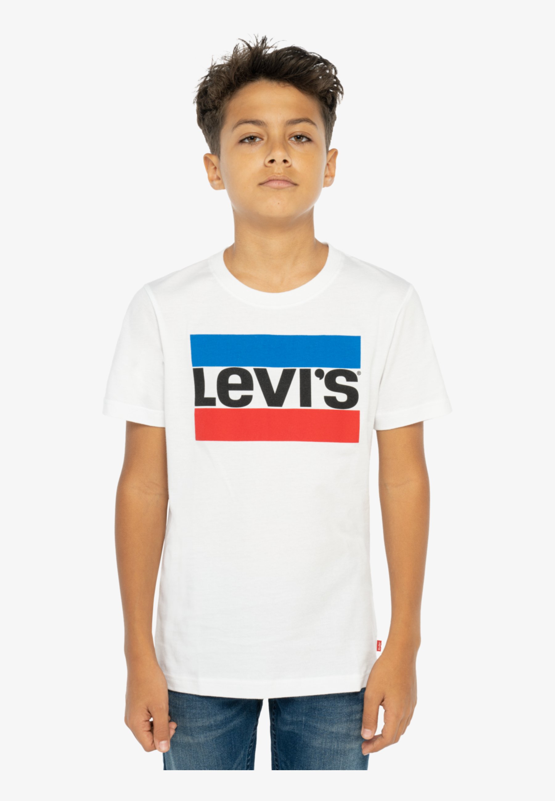 Levi's® SPORTSWEAR LOGO TEE - Print T-shirt - white