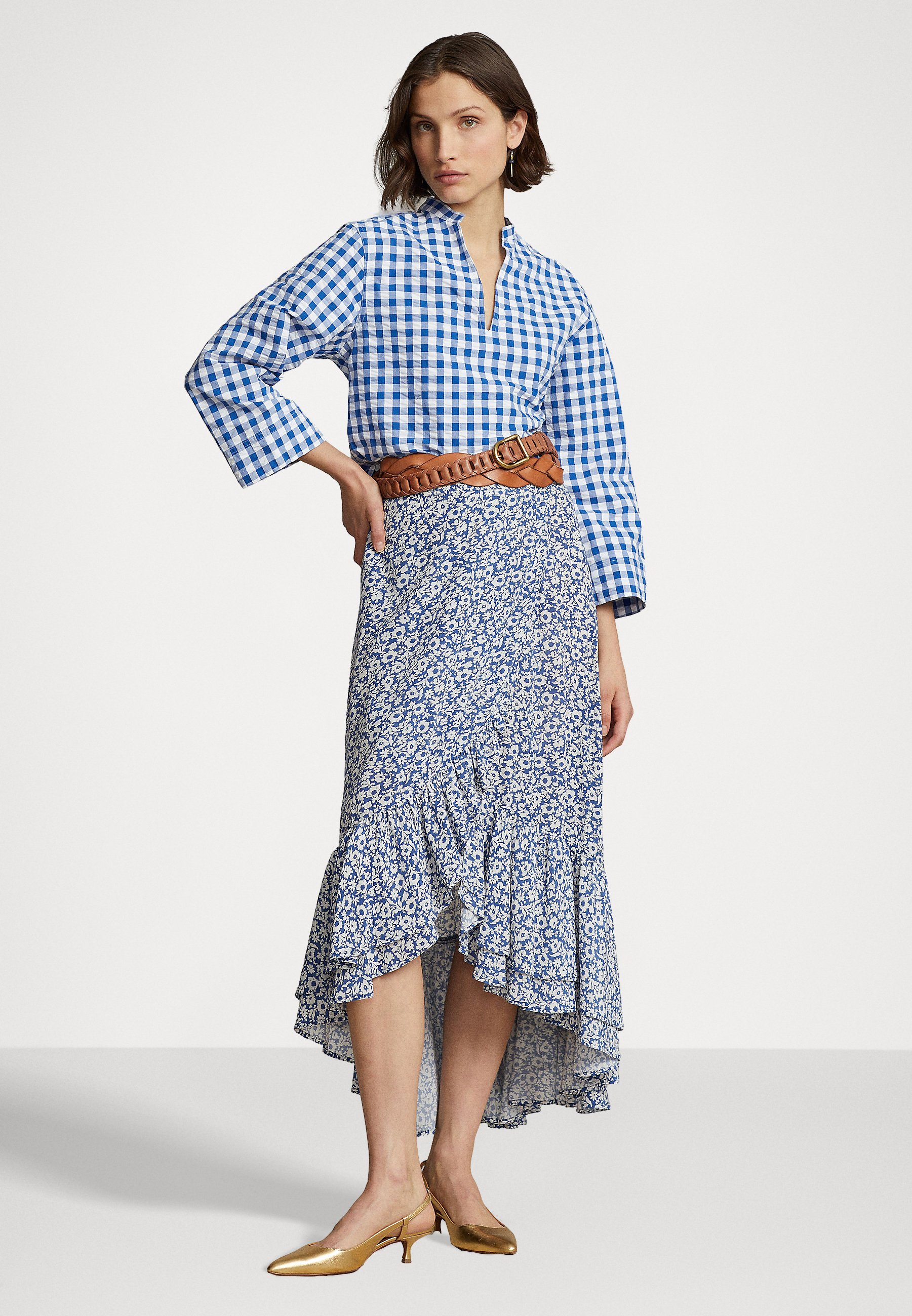 Polo Ralph Lauren FULL - Wrap skirt - blue