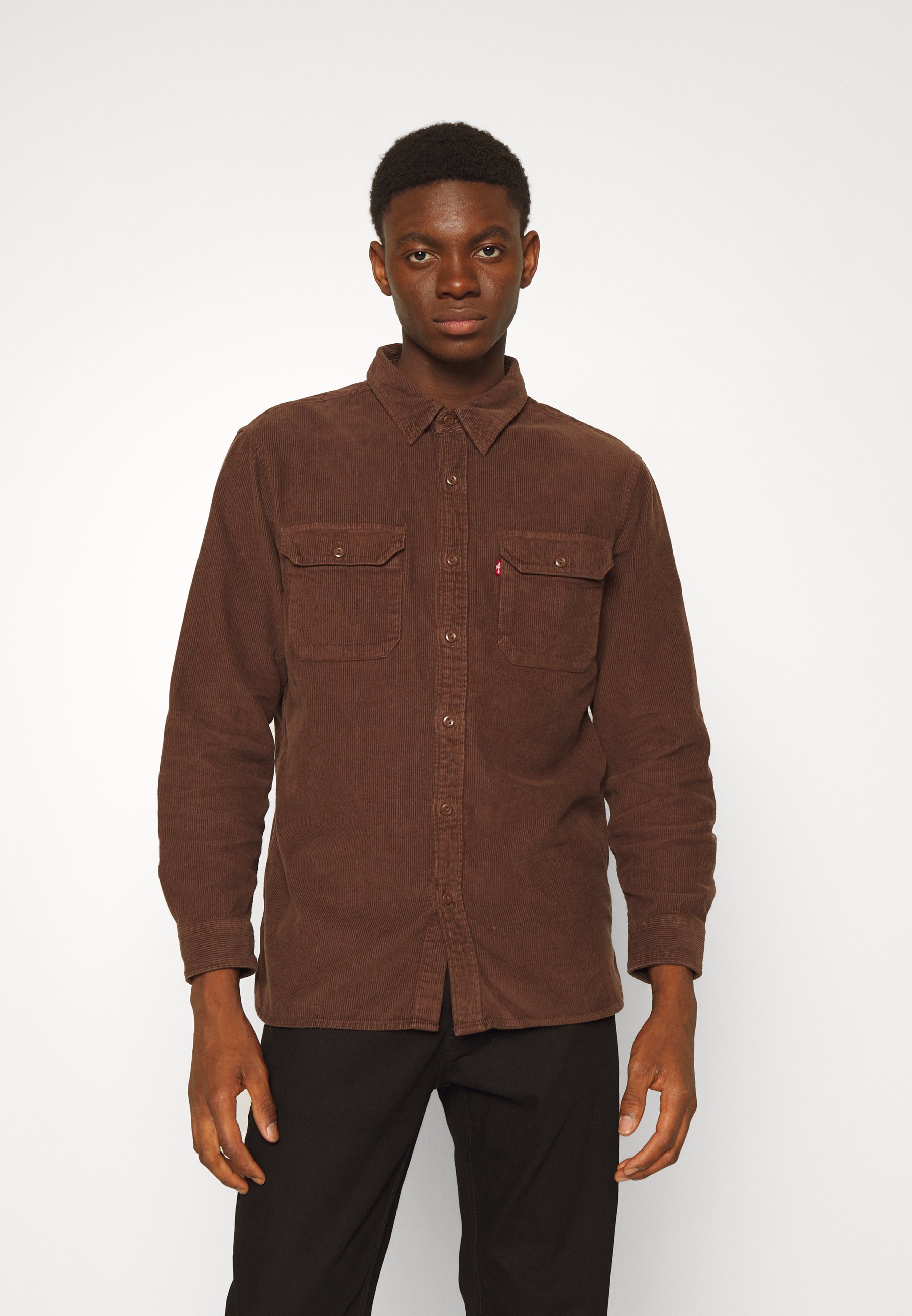 Levi's® JACKSON WORKER - Shirt - shaved chocolate/brown