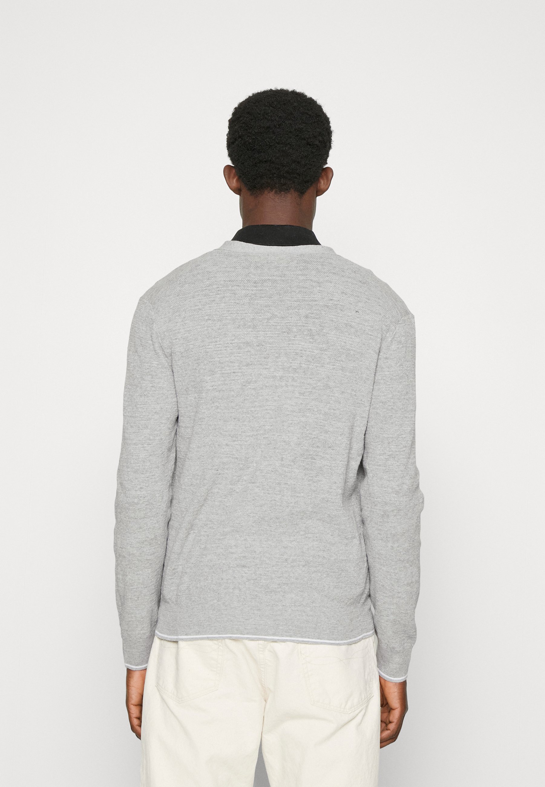 Polo Ralph Lauren LONG SLEEVE - Cardigan - light grey