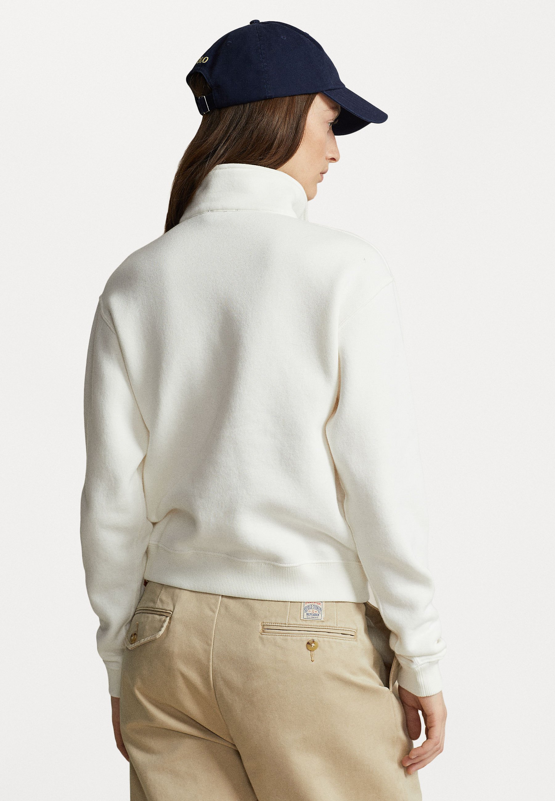 Polo Ralph Lauren LONG SLEEVE - Sweatshirt - nevis/off-white