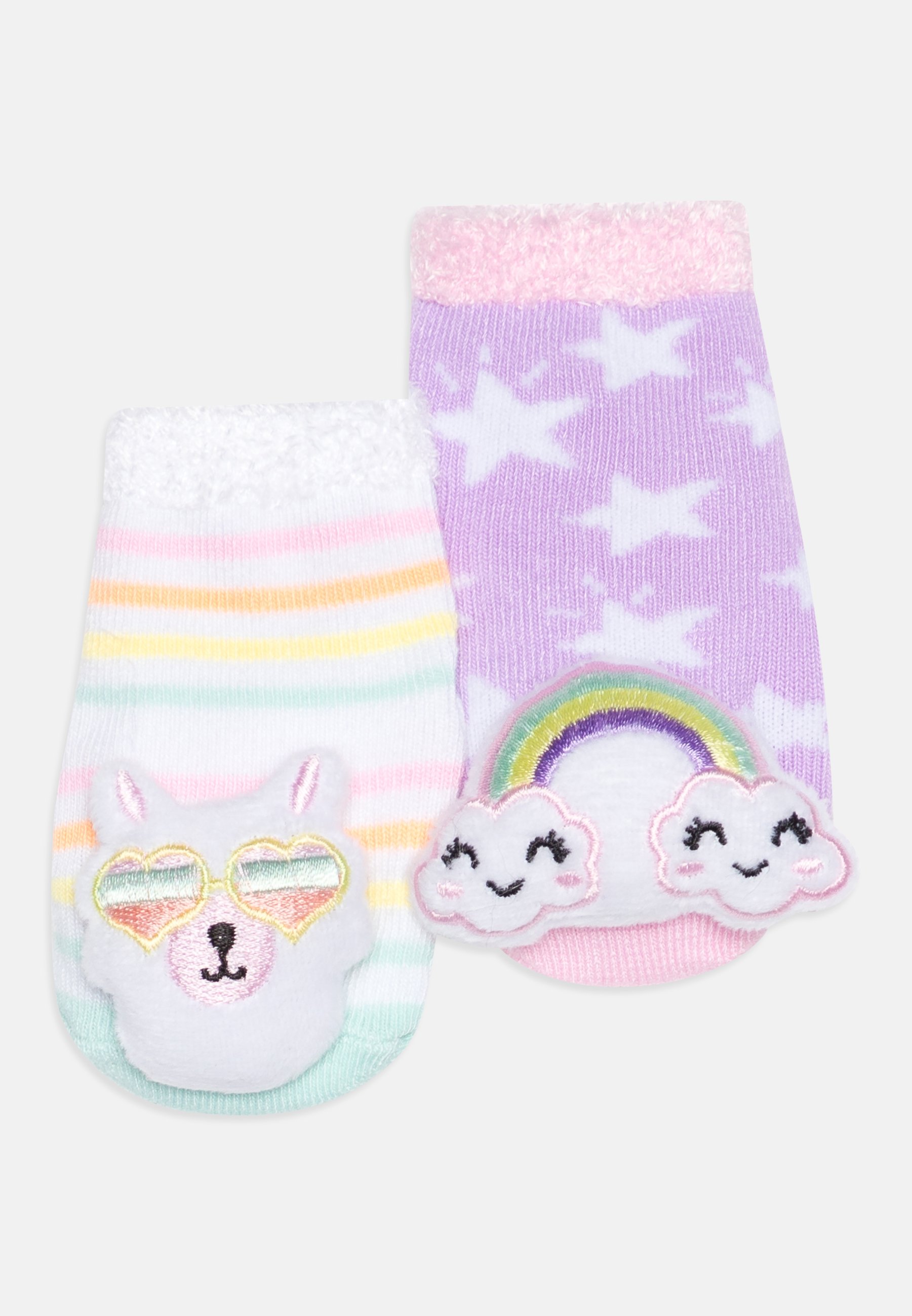 Skechers BABY ANIMAL UNISEX 2 PACK - Socks - lavender/multi-coloured
