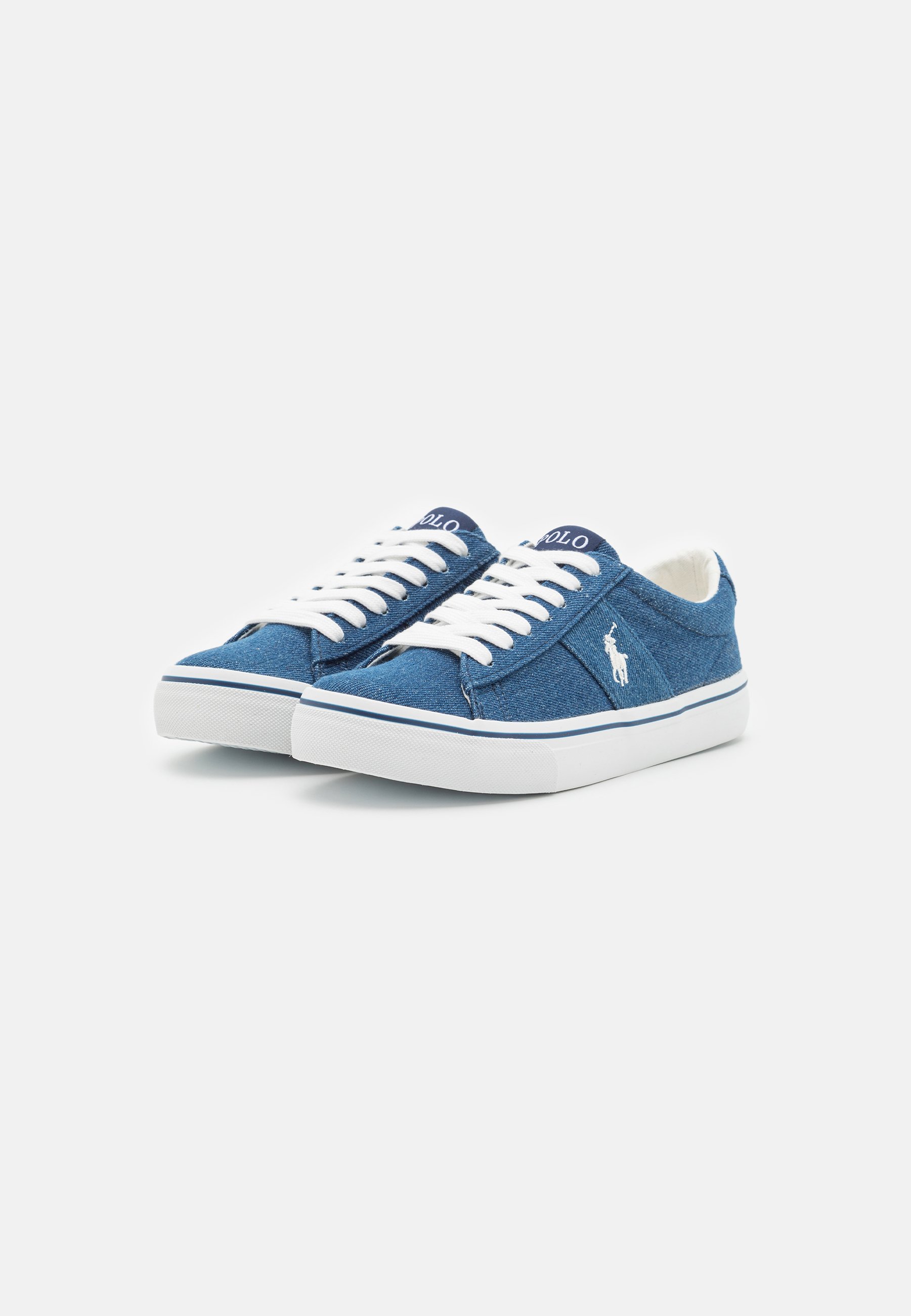 Polo Ralph Lauren SAYER UNISEX - Trainers - blue denim/white/dark blue