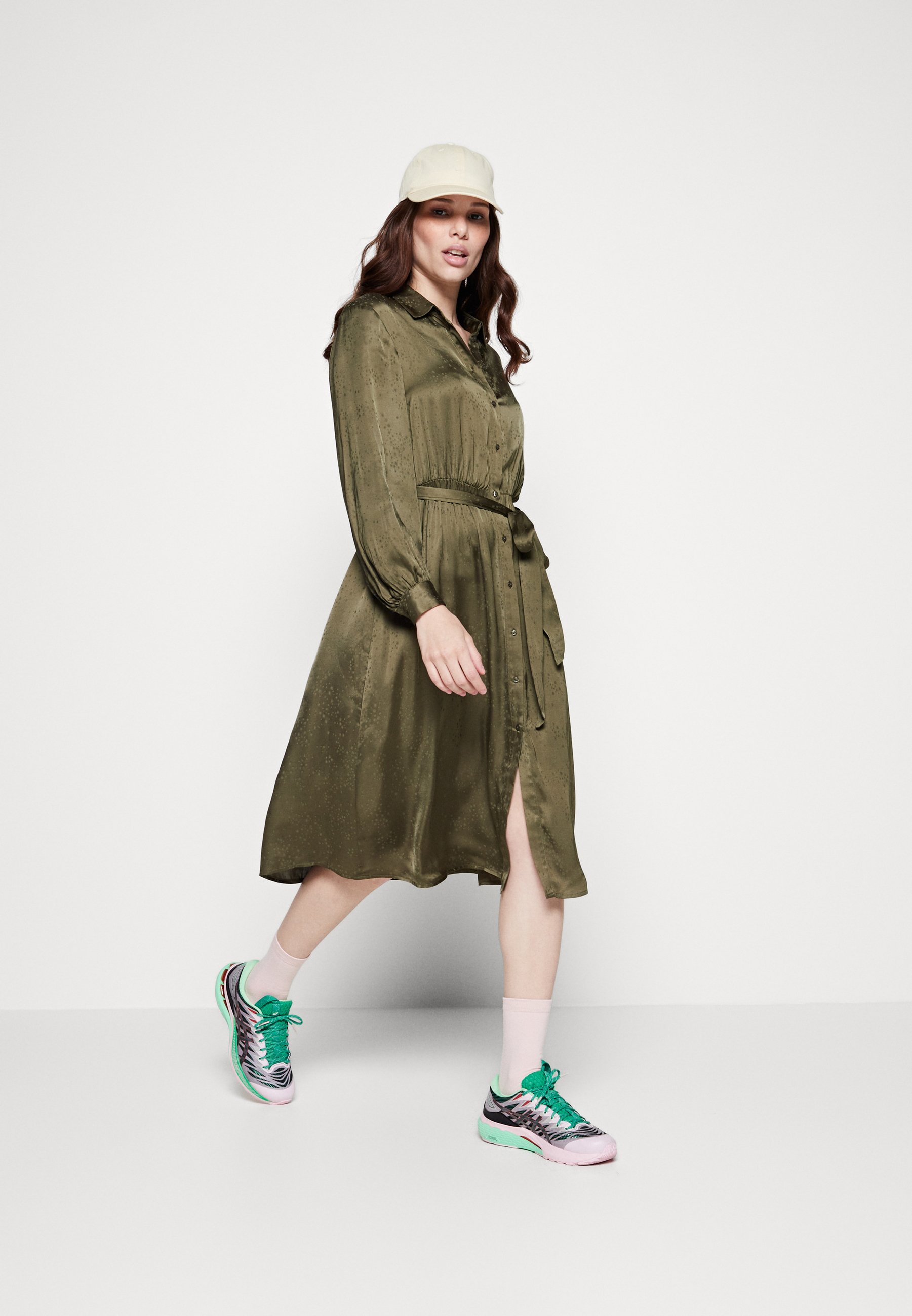 Scotch & Soda KARIS DRESS - Shirt dress - dark olive/green