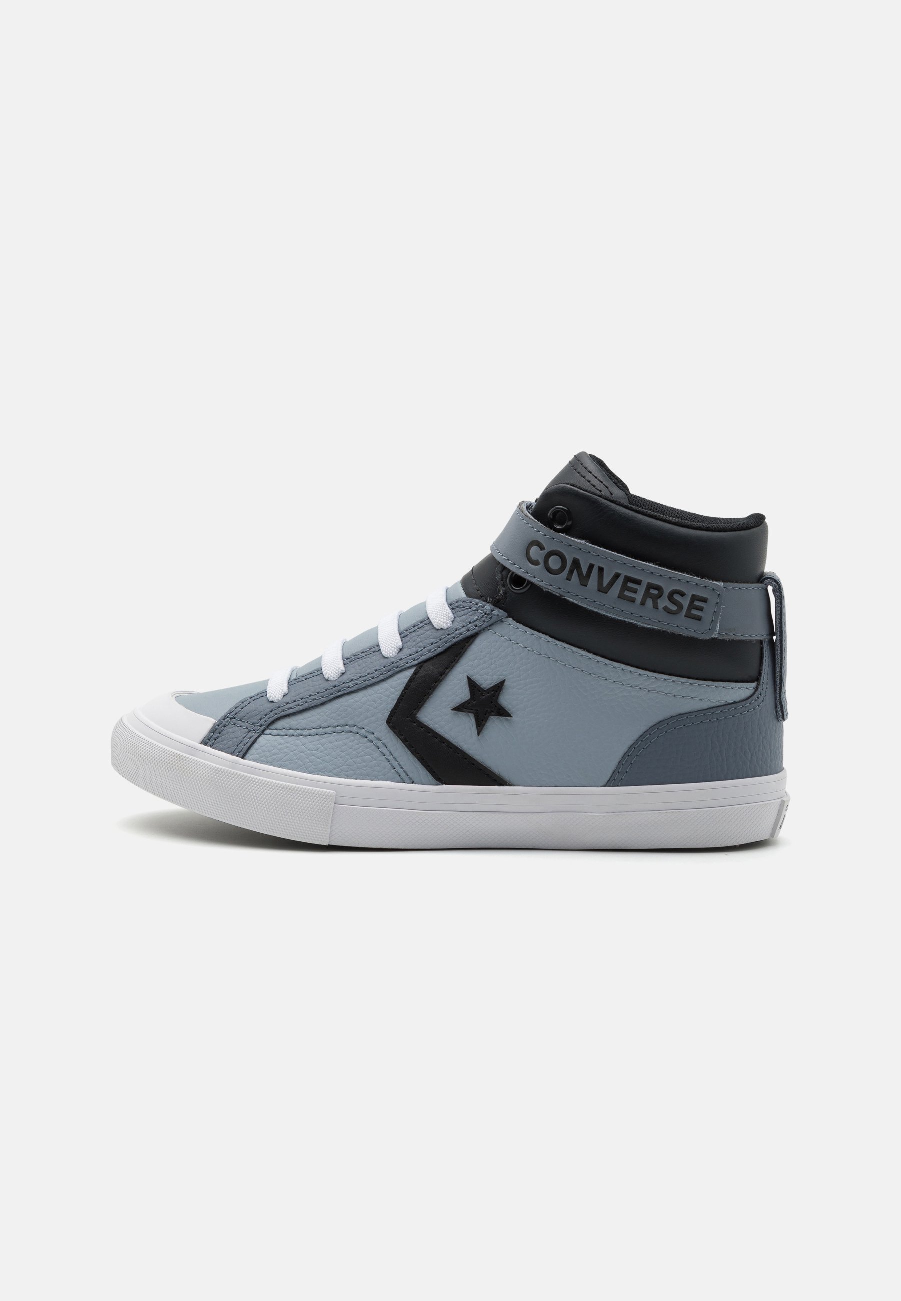 Converse PRO BLAZE STRAP VINTAGE ATHLETIC TEENS UNISEX - High-top trainers - heirloom silver/black/white/light blue