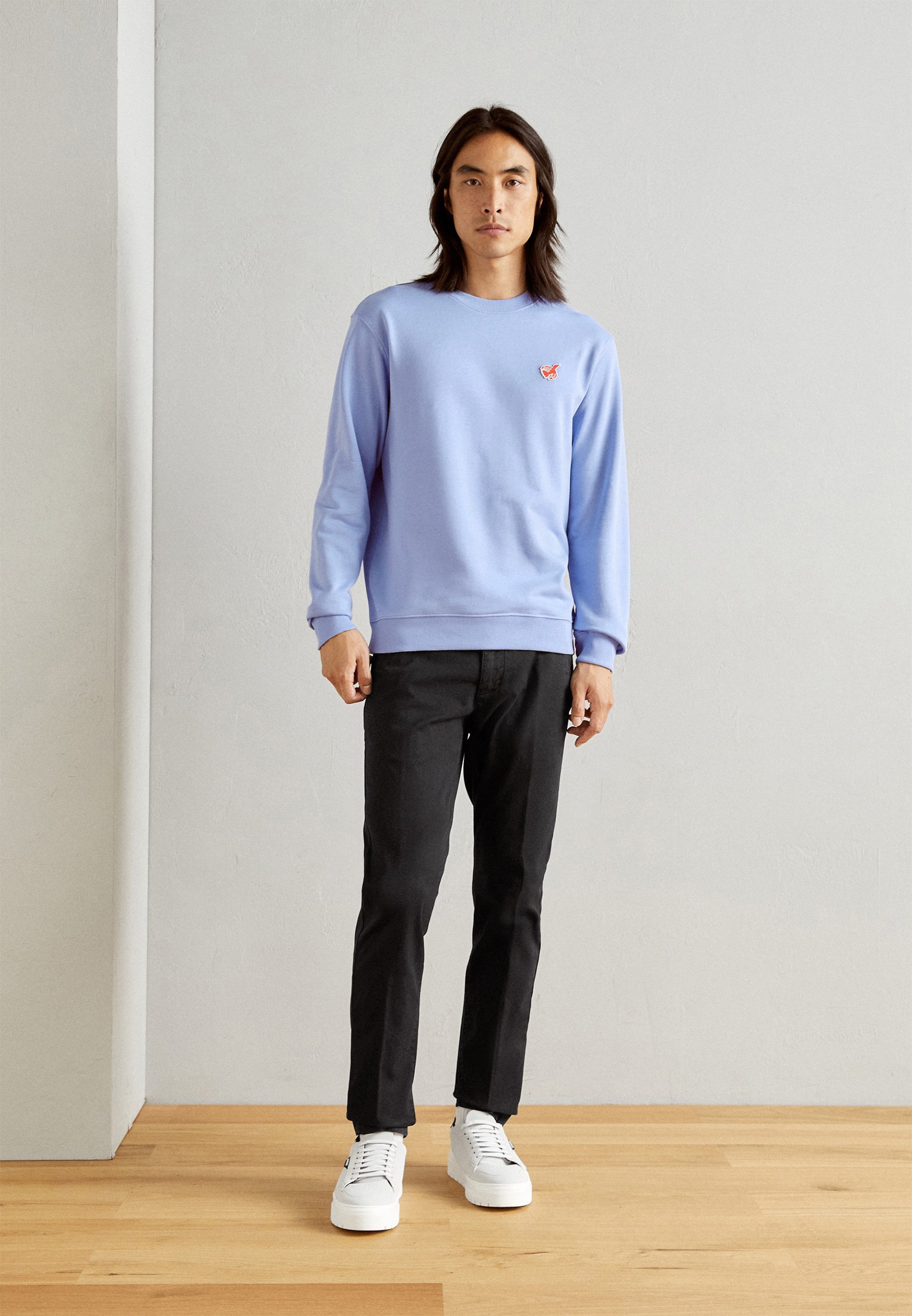 Scotch & Soda THE FREE SPIRIT PEACE BIRD  - Sweatshirt - twilight/light blue