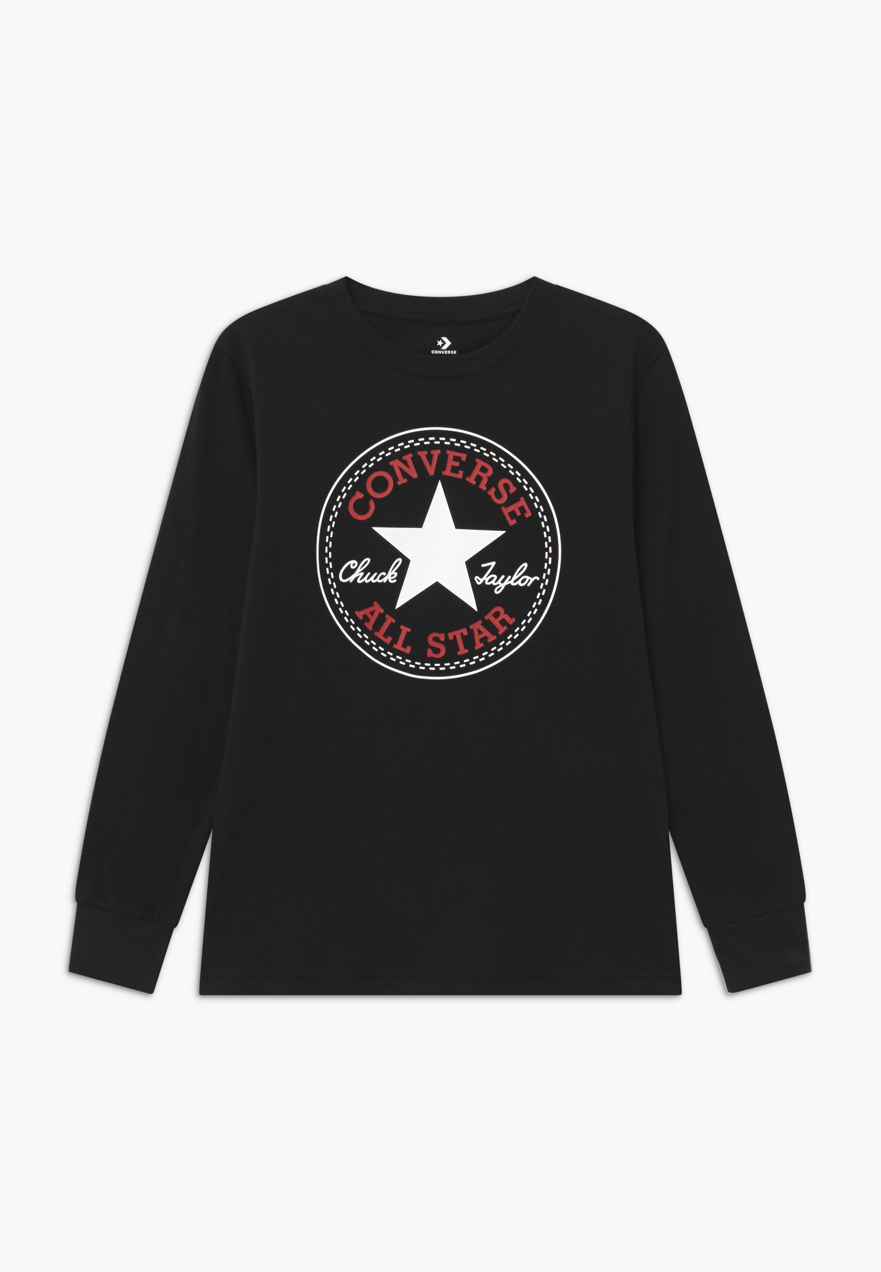 Converse CHUCK PATCH LONG SLEEVE TEE UNISEX - Long sleeved top - black