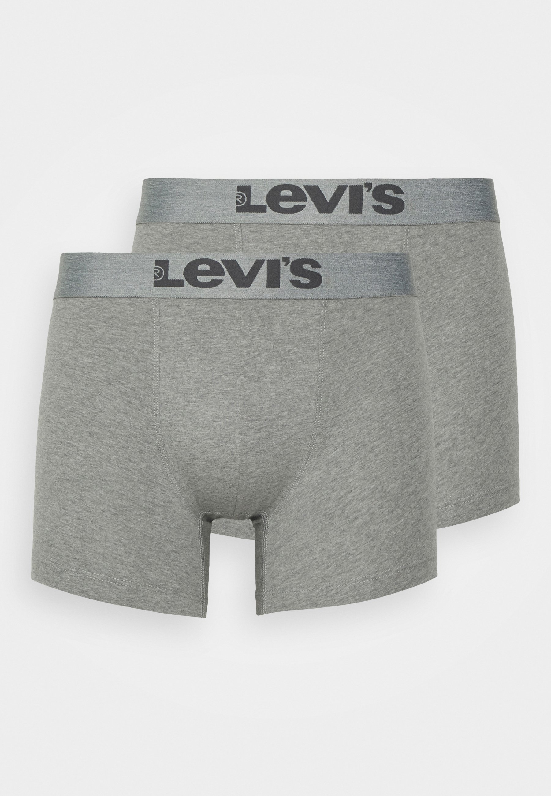 Levi's® MEN BRIEF 2 PACK - Pants - mid grey melange/grey