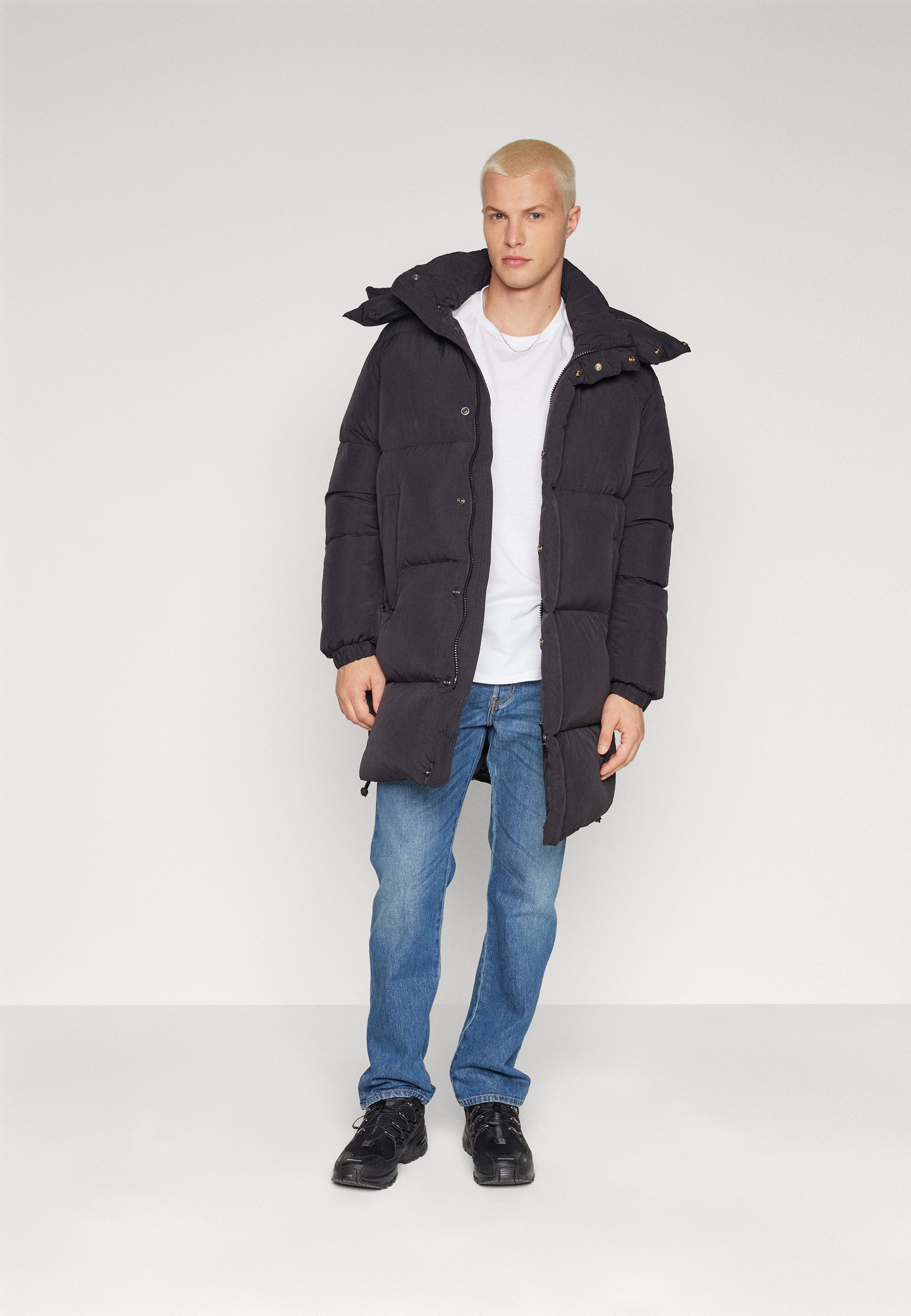 Diesel ROLFYS LONG - Down coat - black