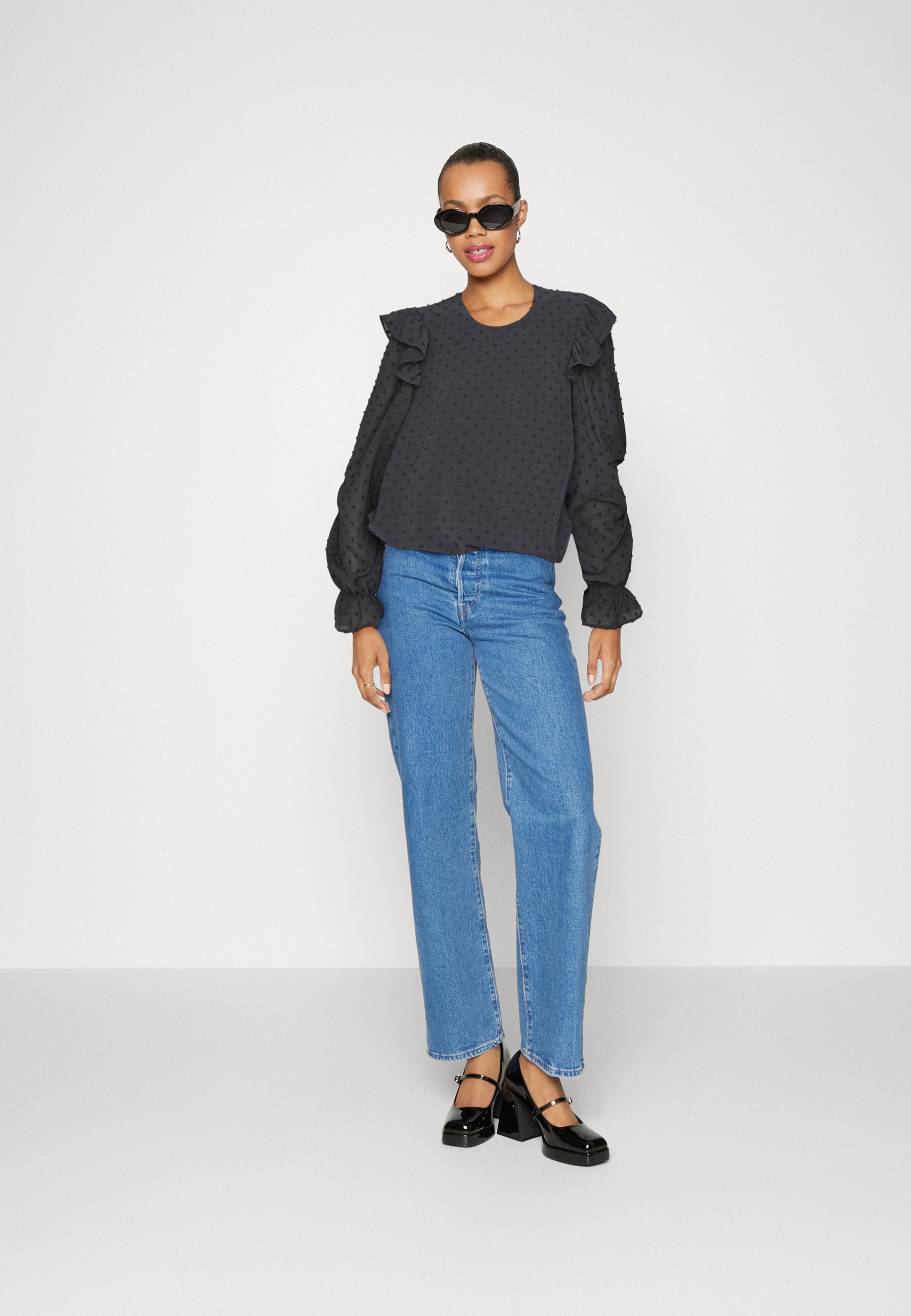 Vero Moda VMSOFIA - Blouse - grey/grey