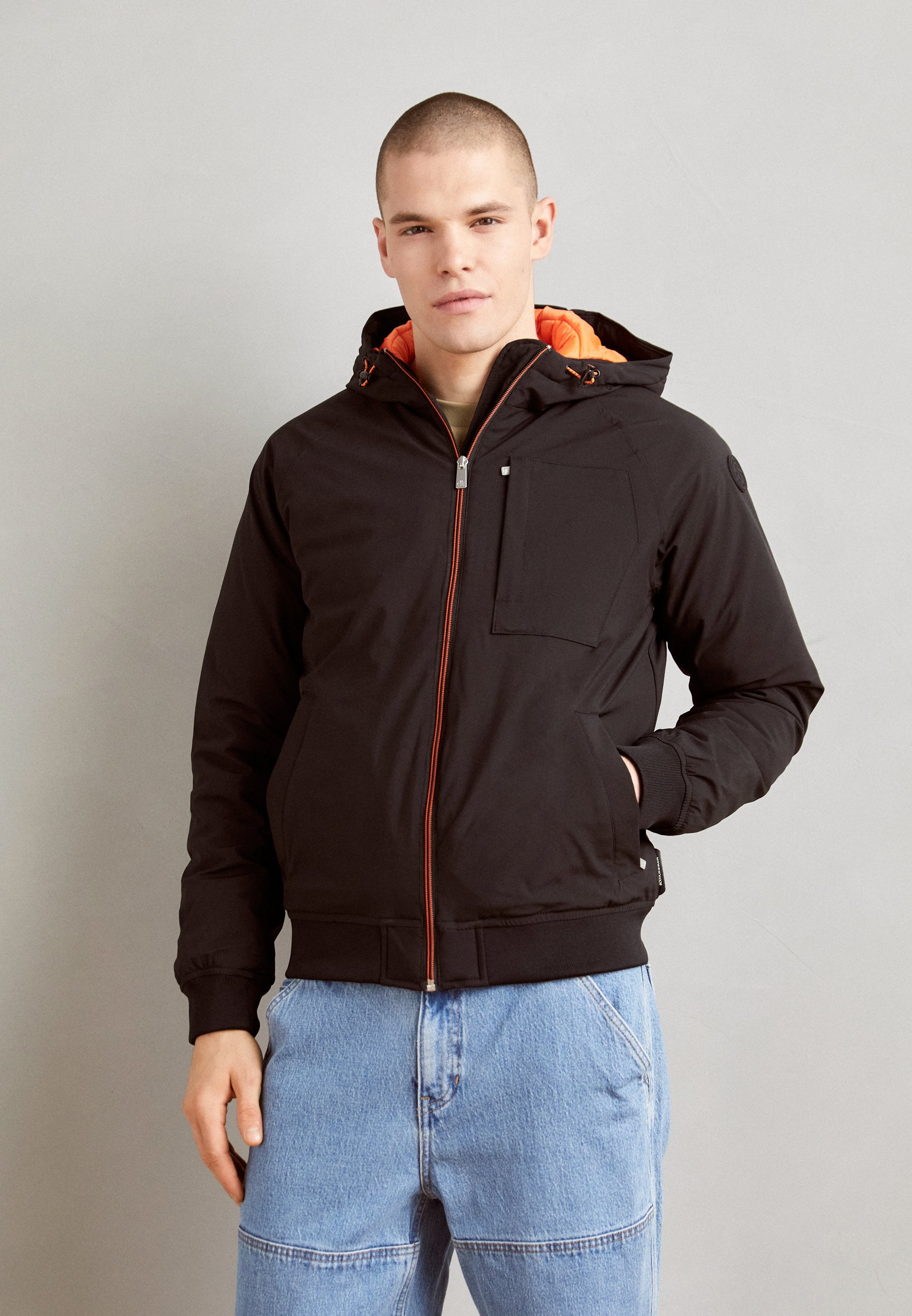 Scotch & Soda PADDED HOODED - Winter jacket - black
