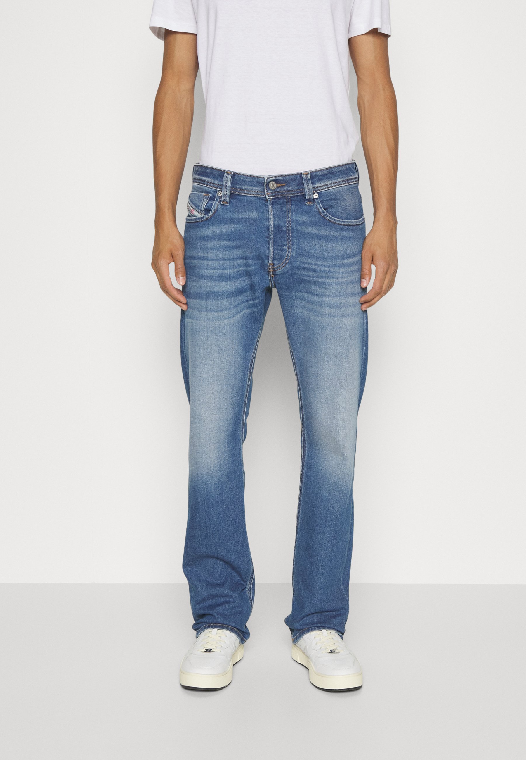 Diesel LARKEE - Straight leg jeans - dark blue denim/dark-blue denim