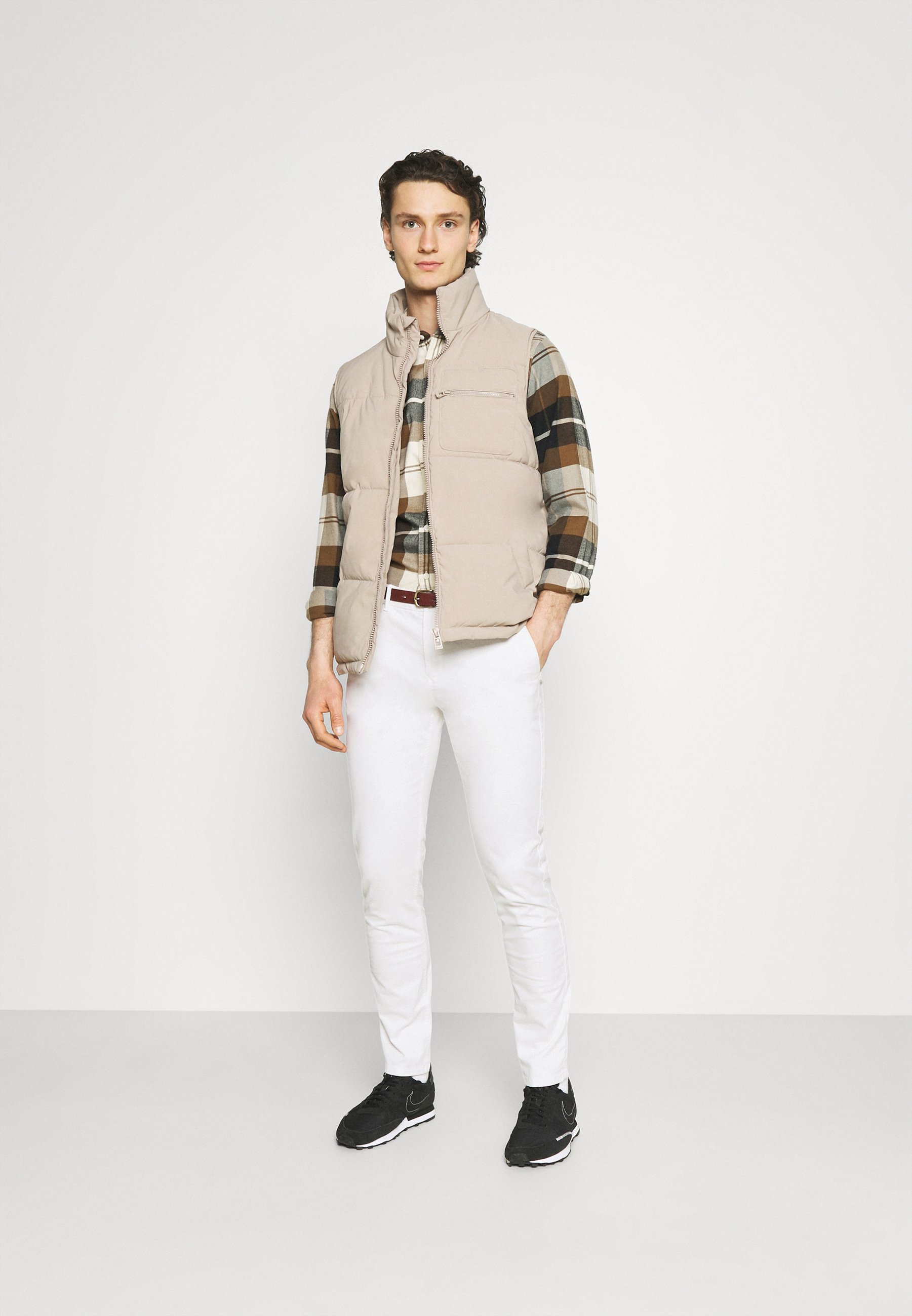 Scotch & Soda MOTT CLASSIC SLIM FIT - Chinos - denim white/white