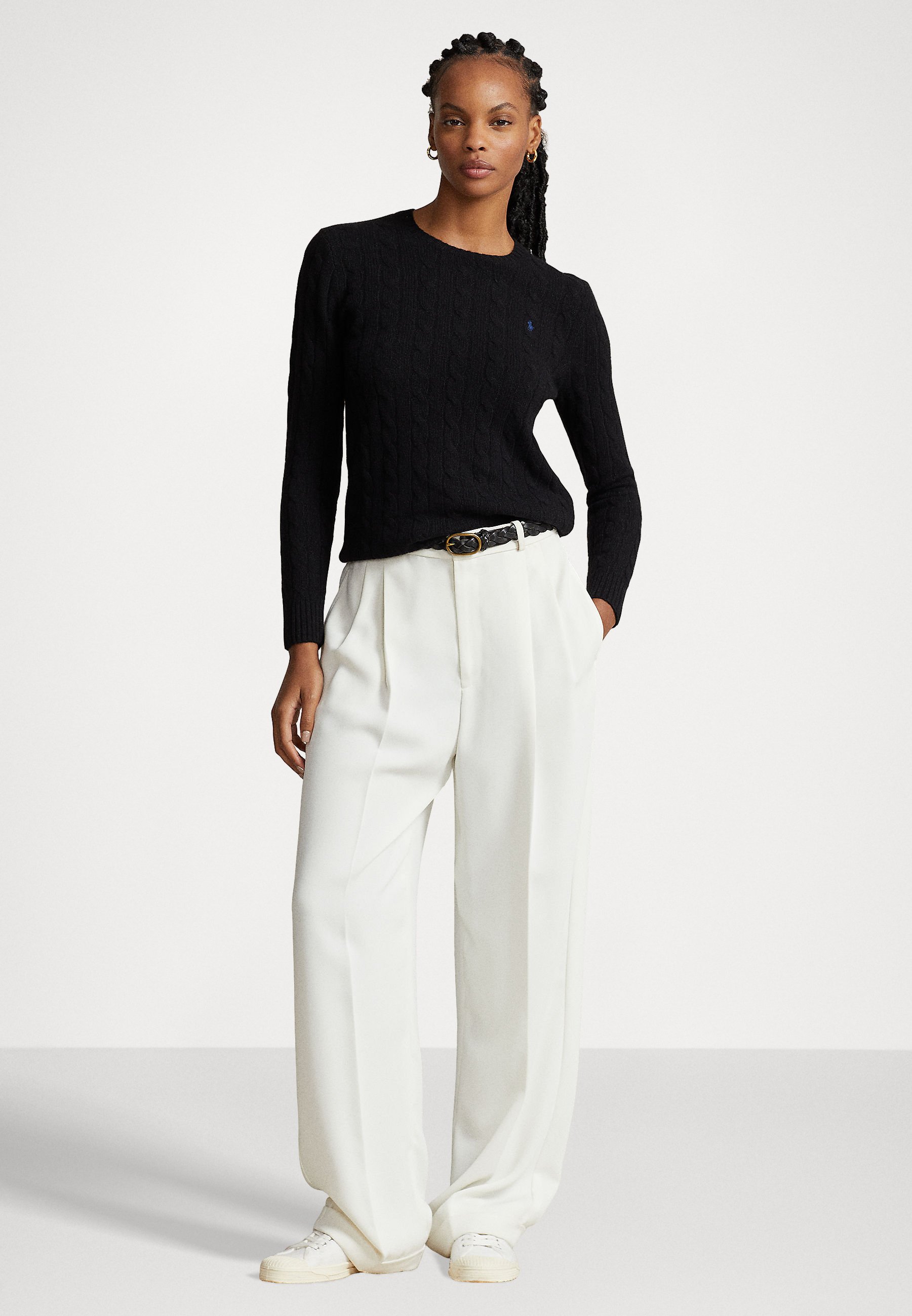 Polo Ralph Lauren JULIANNA LONG SLEEVE - Jumper - black