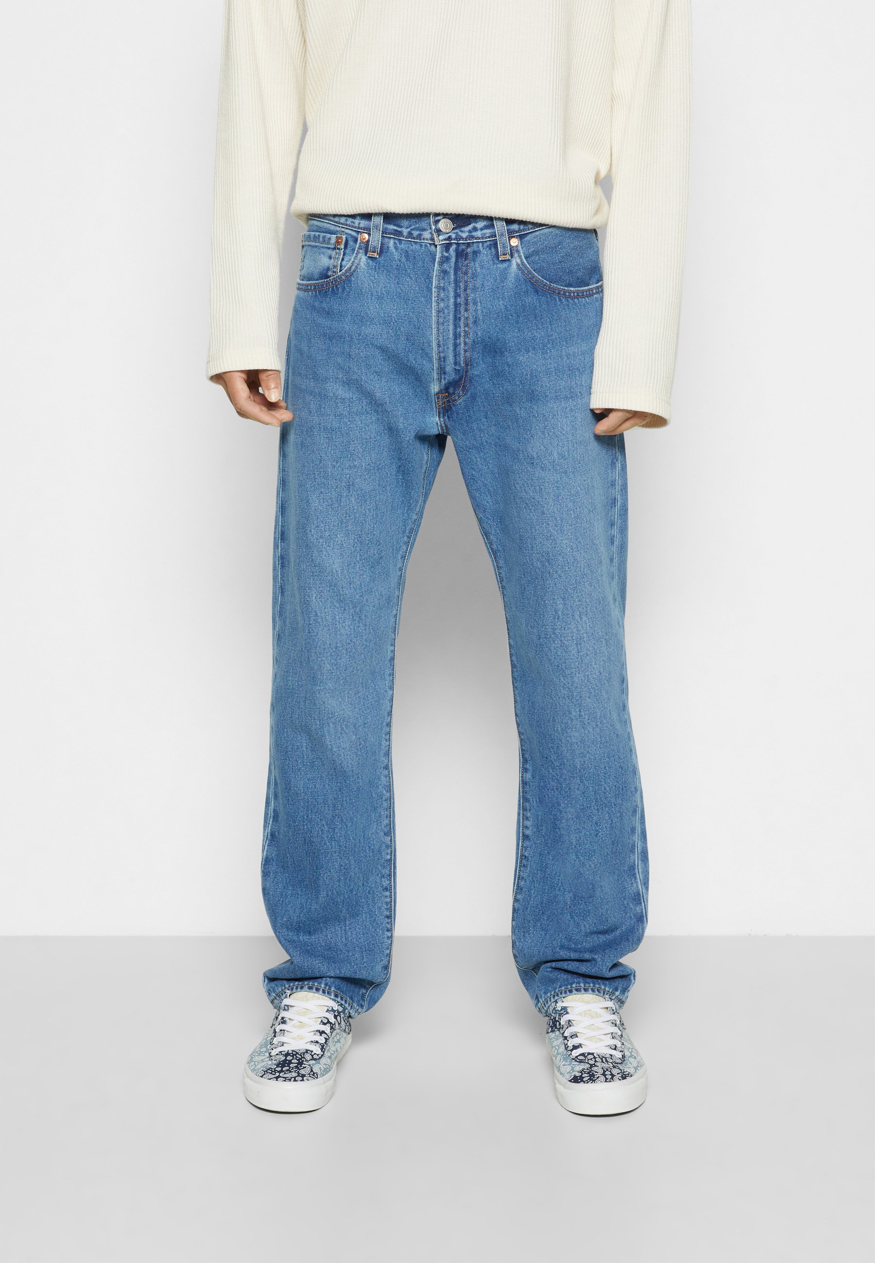 Levi's® 551Z™ AUTHENTIC STRAIGHT - Straight leg jeans - medium indigo stonewash/blue denim
