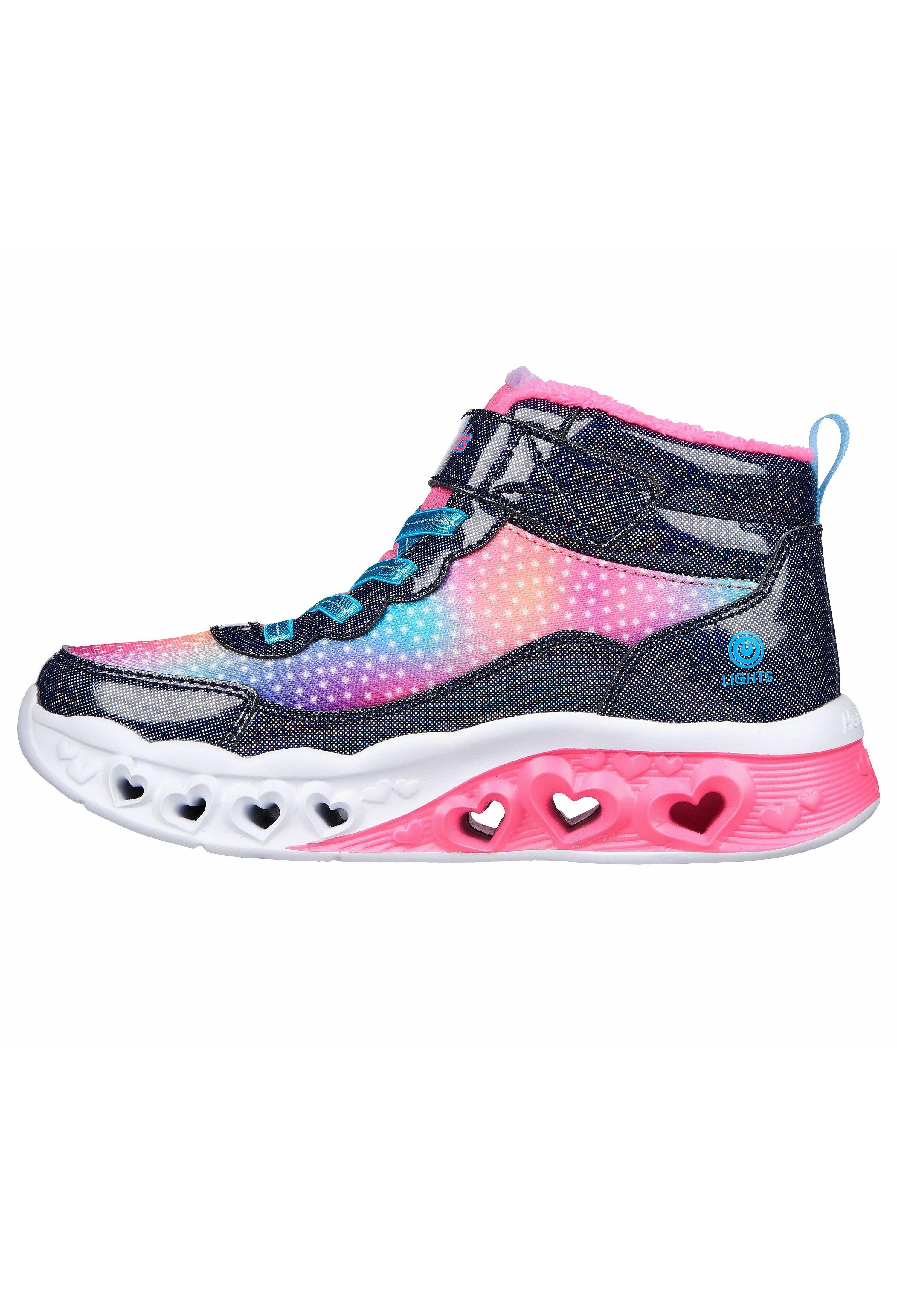 Skechers FLUTTER HEART  - High-top trainers - blau/dark blue