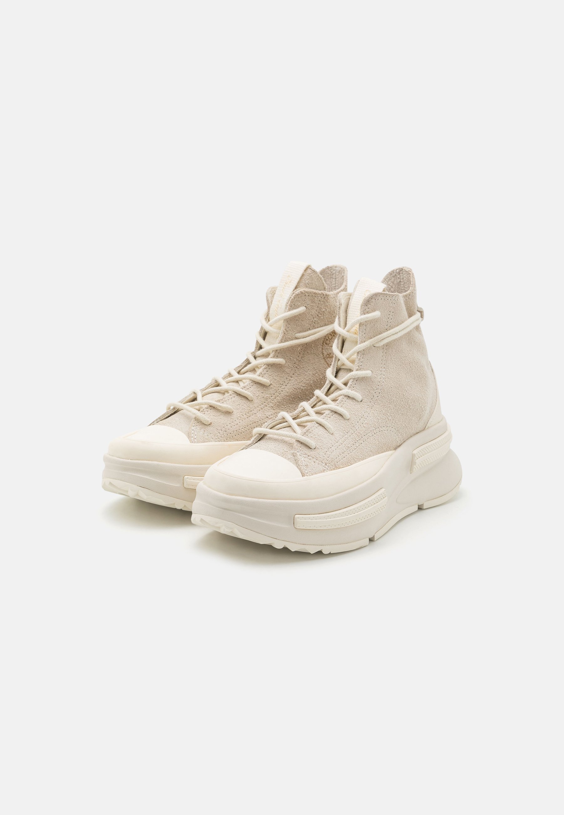 Converse RUN STAR LEGACY PLATFORM MONO UNISEX - High-top trainers - egret/off-white