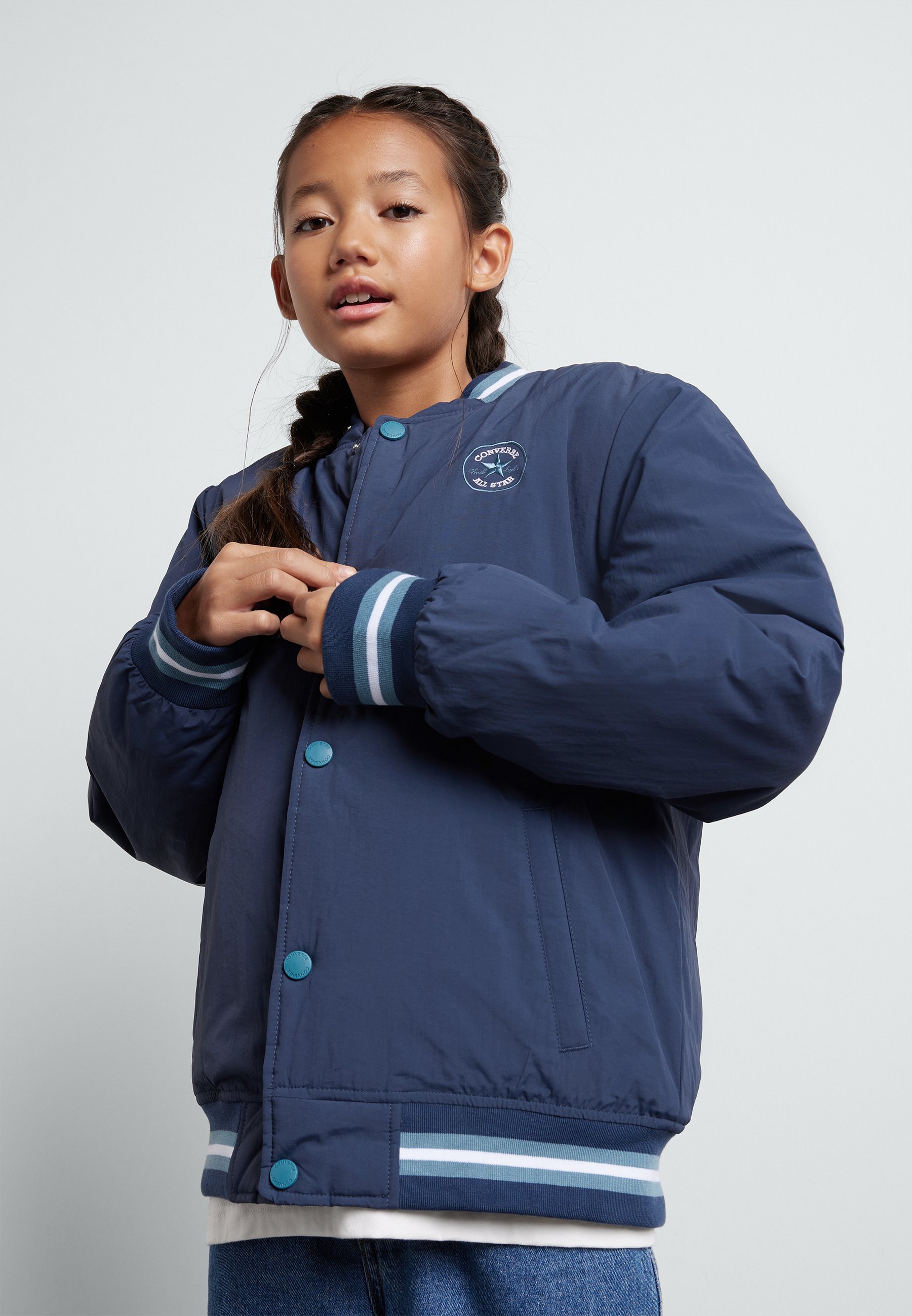 Converse VARSITY UNISEX - Bomber Jacket - converse navy/dark blue