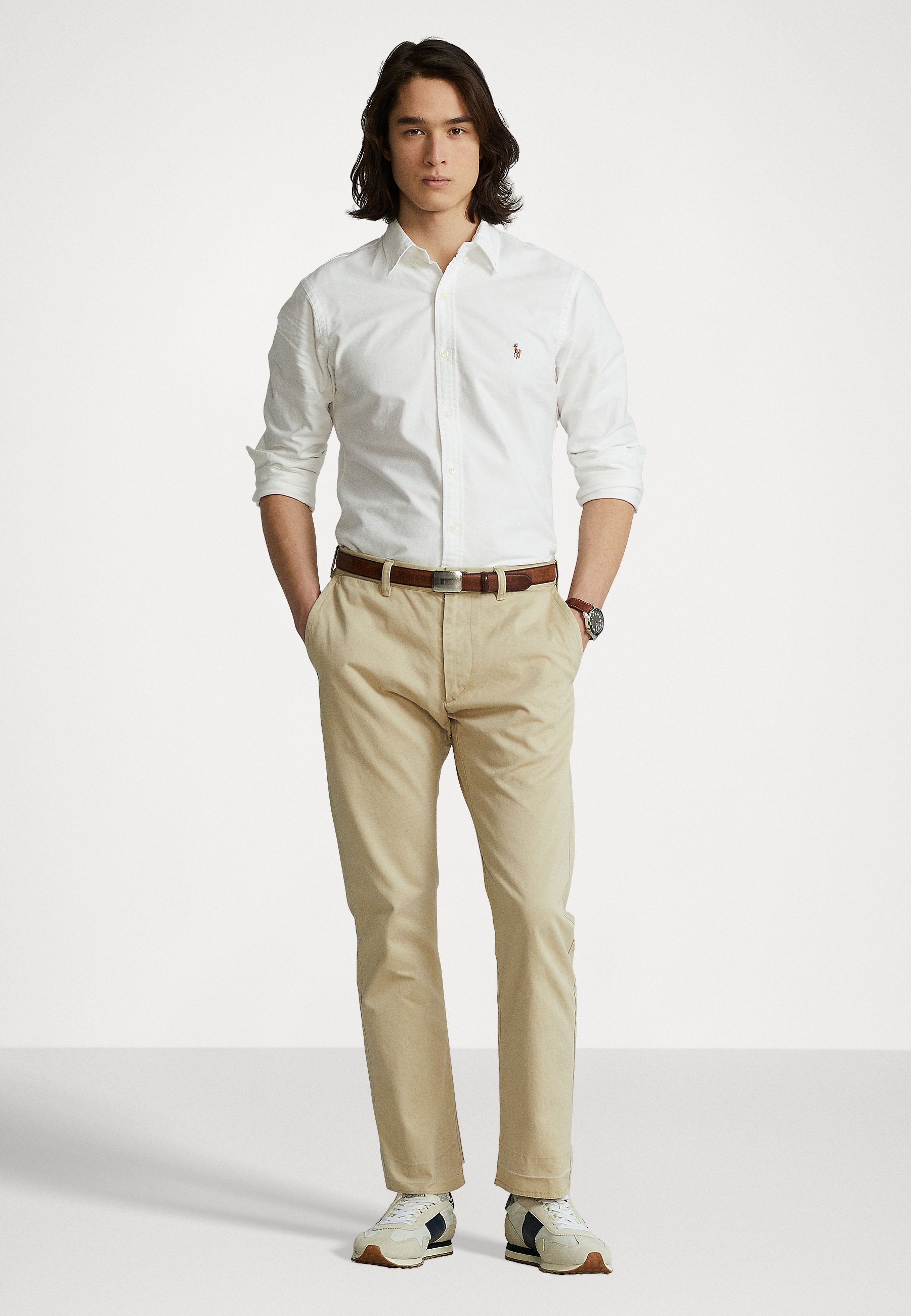Polo Ralph Lauren SLIM FIT OXFORD SHIRT - Shirt - white