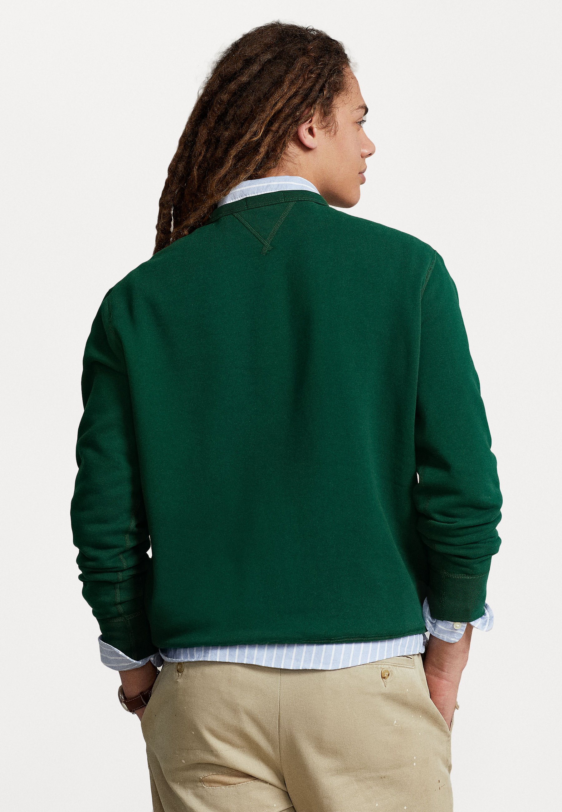 Polo Ralph Lauren LONG SLEEVE - Sweatshirt - hunt club green/green
