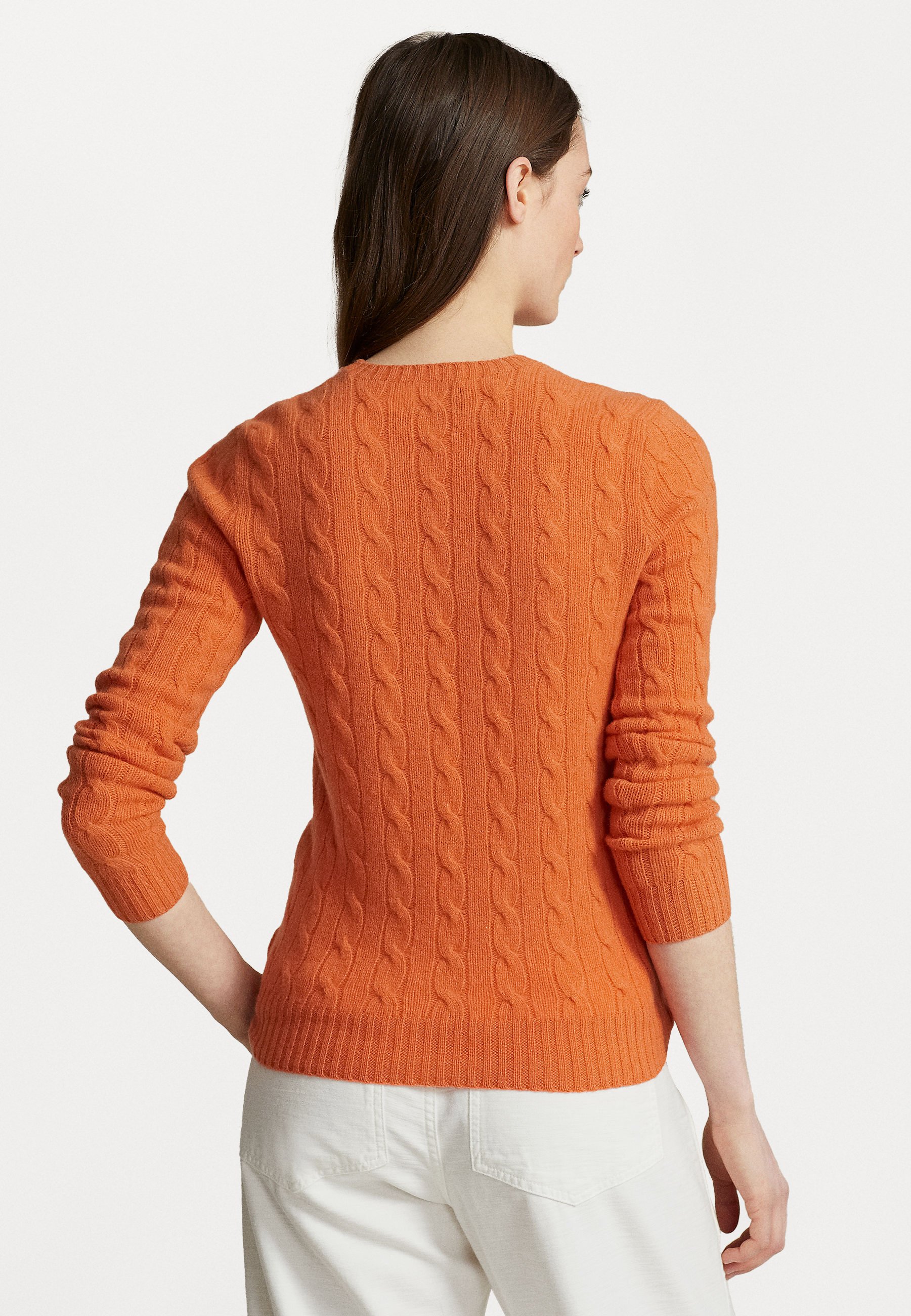 Polo Ralph Lauren JULIANNA LONG SLEEVE - Jumper - orange melange/orange