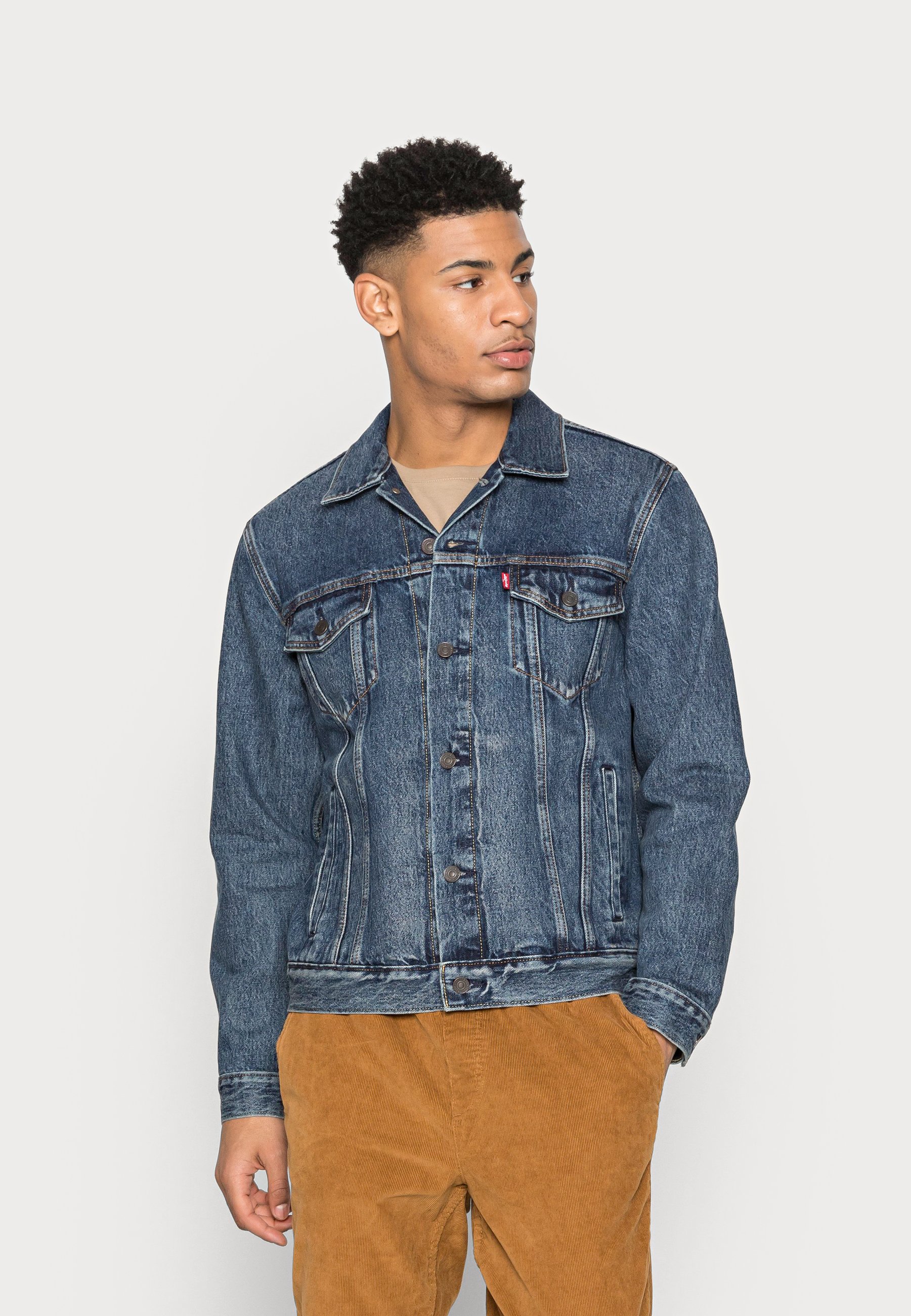 Levi's® THE TRUCKER JACKET - Denim jacket - terrace trucker/dark-blue denim