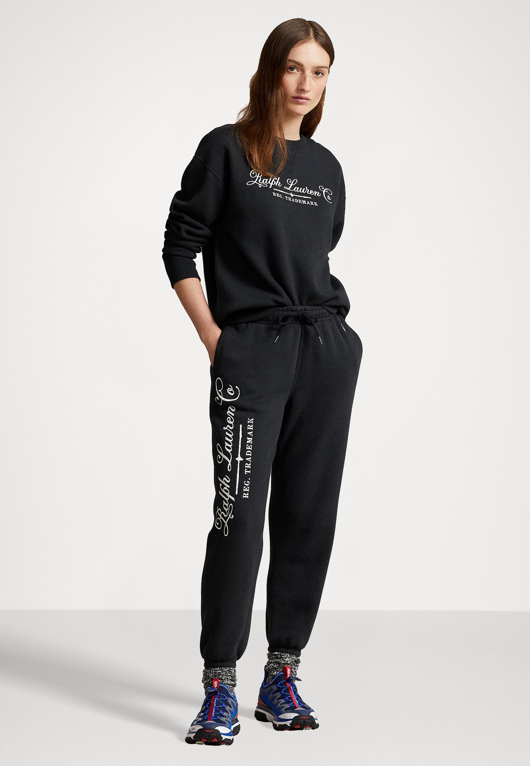 Polo Ralph Lauren ANKLE ATHLETIC - Tracksuit bottoms - black