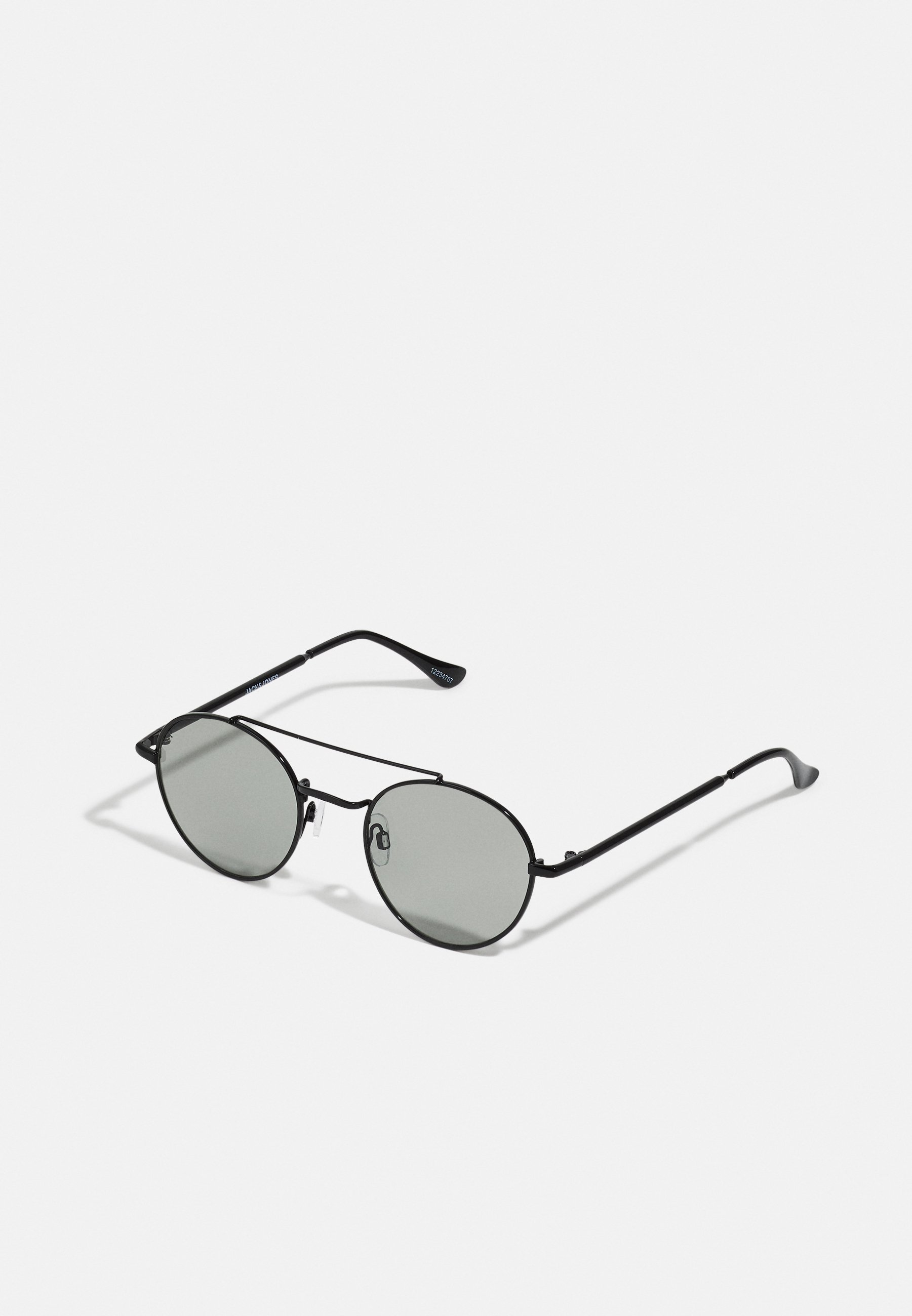 Jack &Jones JACJULIO ROUND SUNGLASSES UNISEX - Sunglasses - black/dark grey/black
