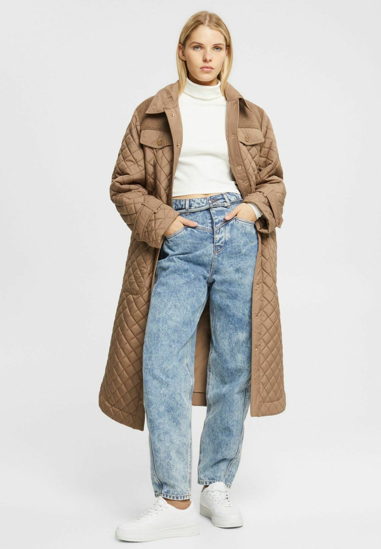 Esprit Relaxed fit jeans - blue dark washed/dark blue