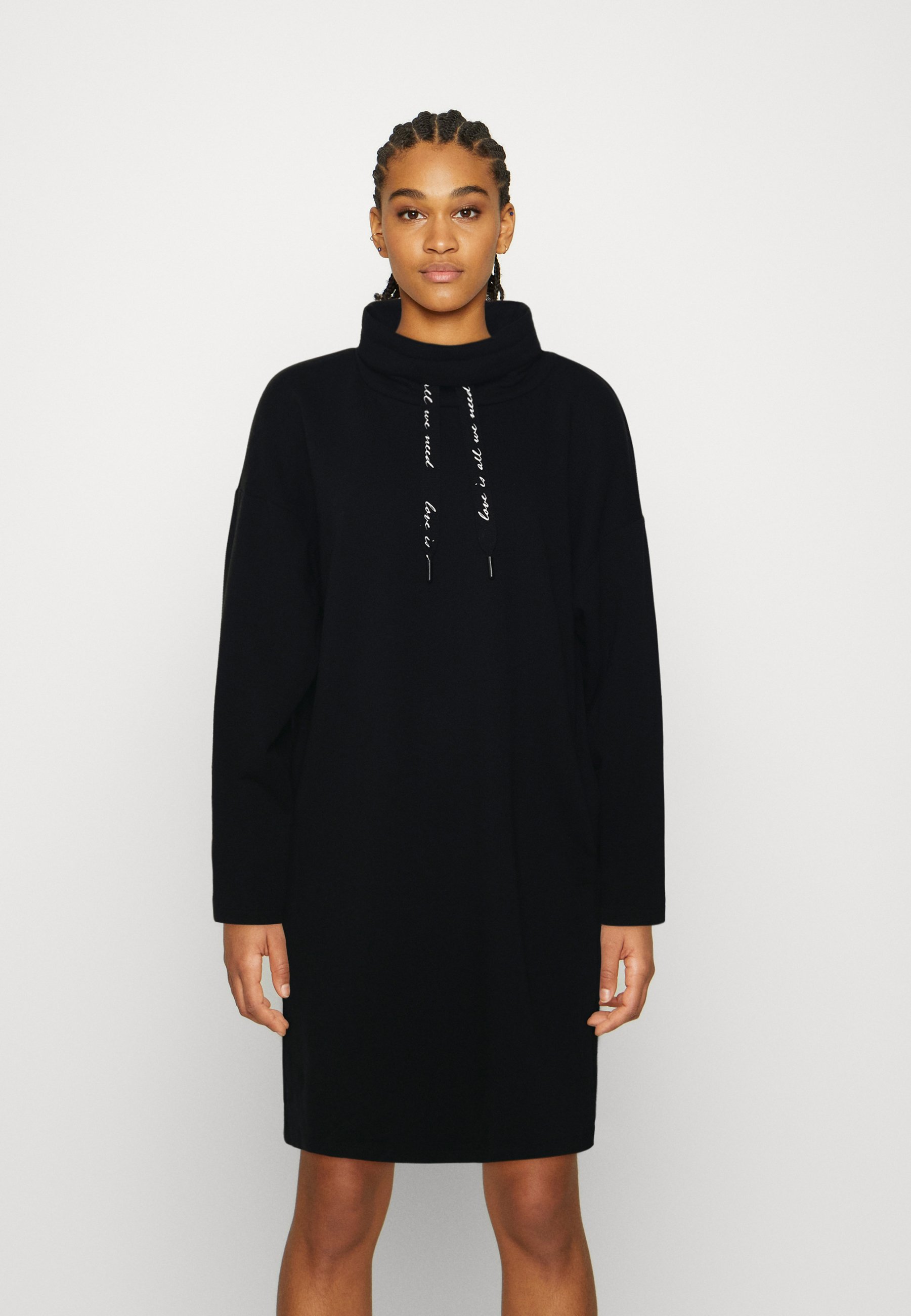 ONLY ONLLUCIA HIGHNECK DRESS - Day dress - black