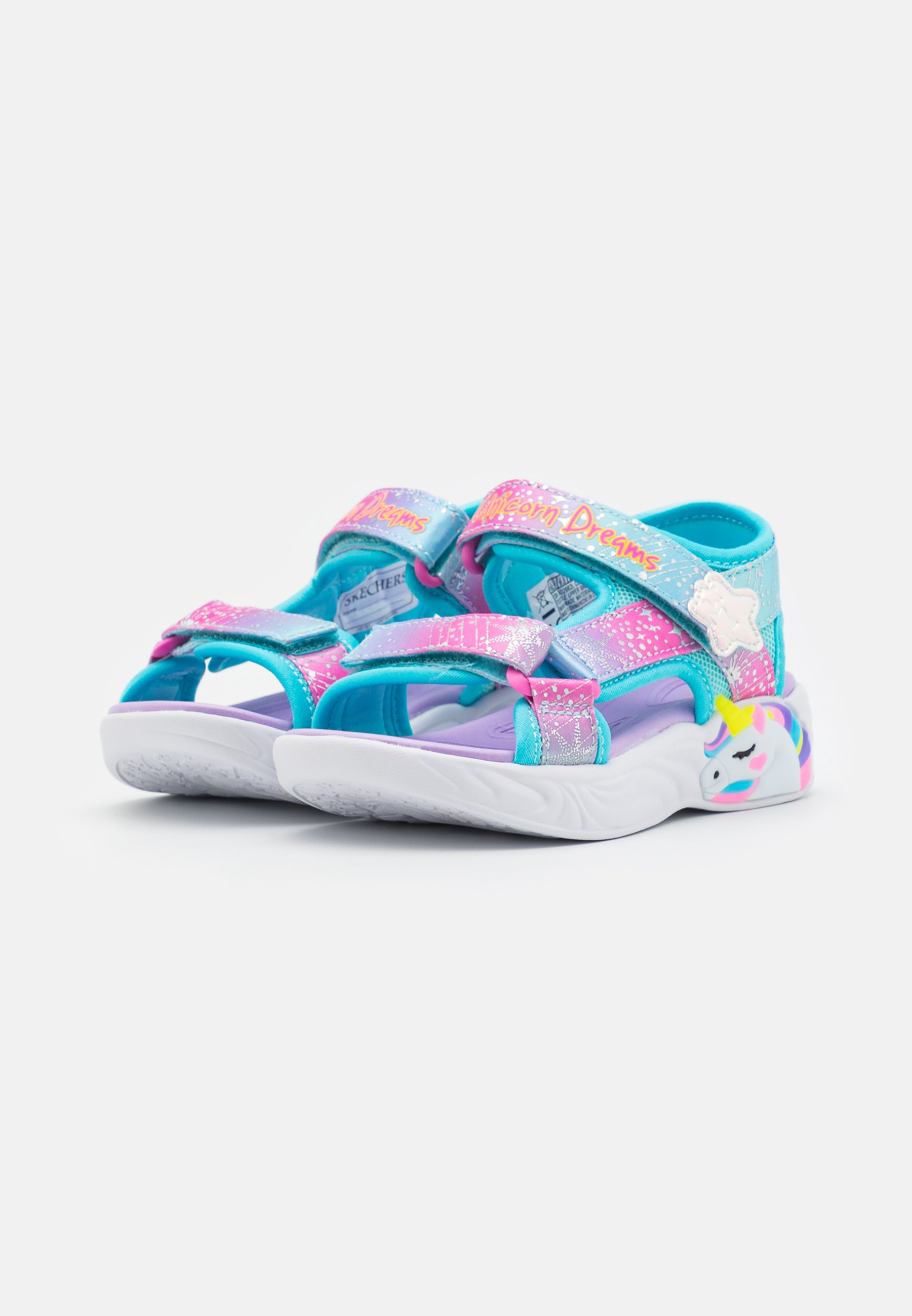 Skechers UNICORN DREAMS  - Sandals - purple/multi-coloured/purple